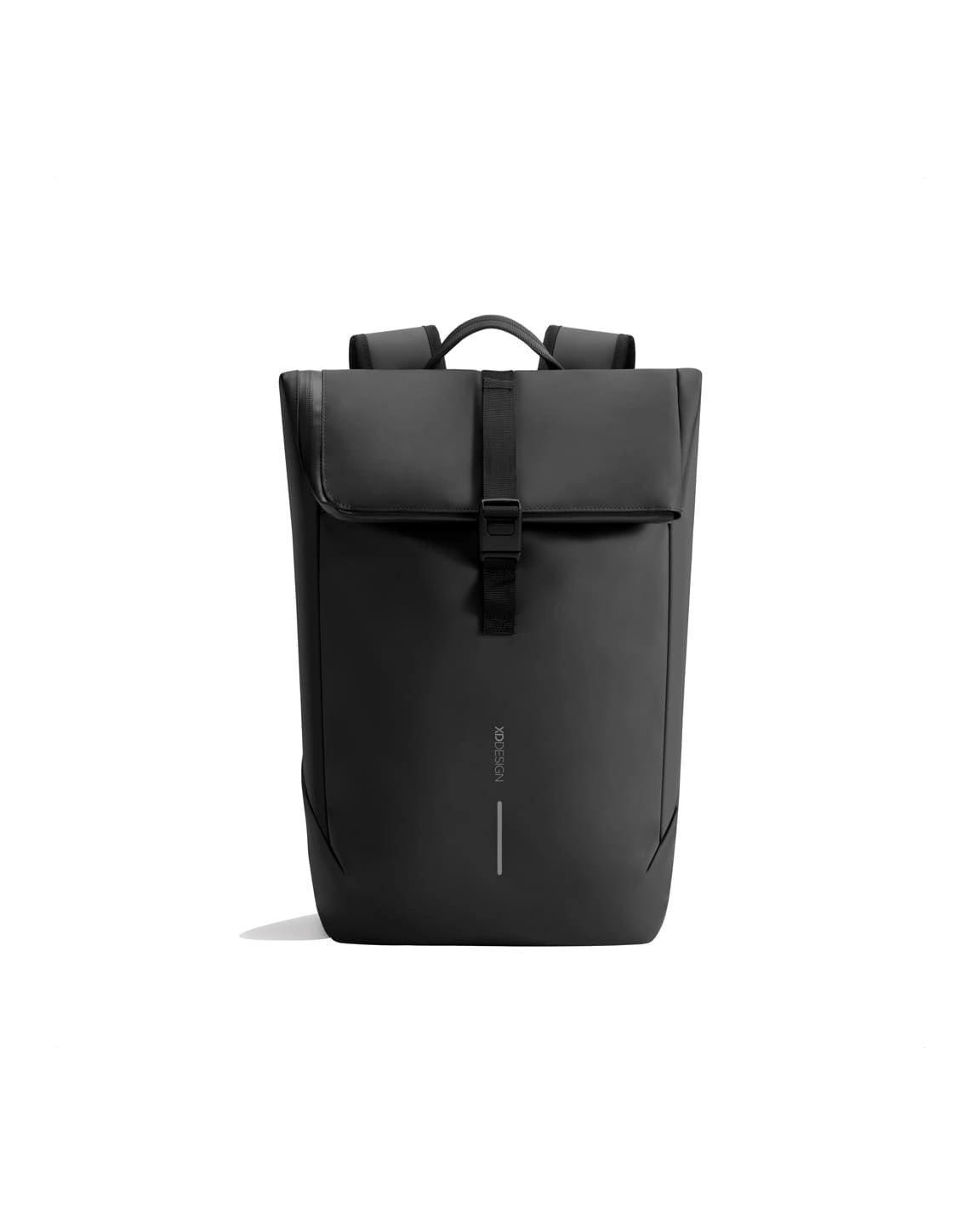 Hekodo - XDDESIGN Urban Water Resistant Flap-top Backpack - Black
