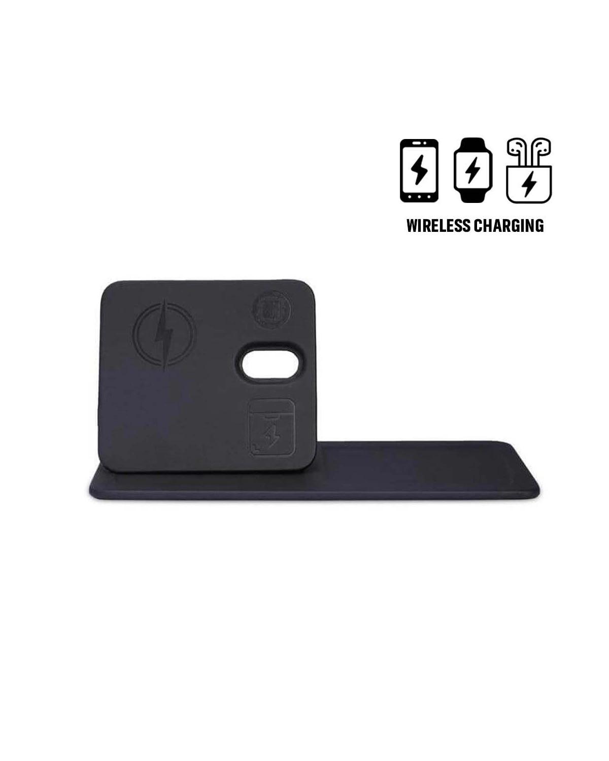 Dibifa - AVRON - 3-in-1 Magnetic Wireless Charger Desk Tray - Black