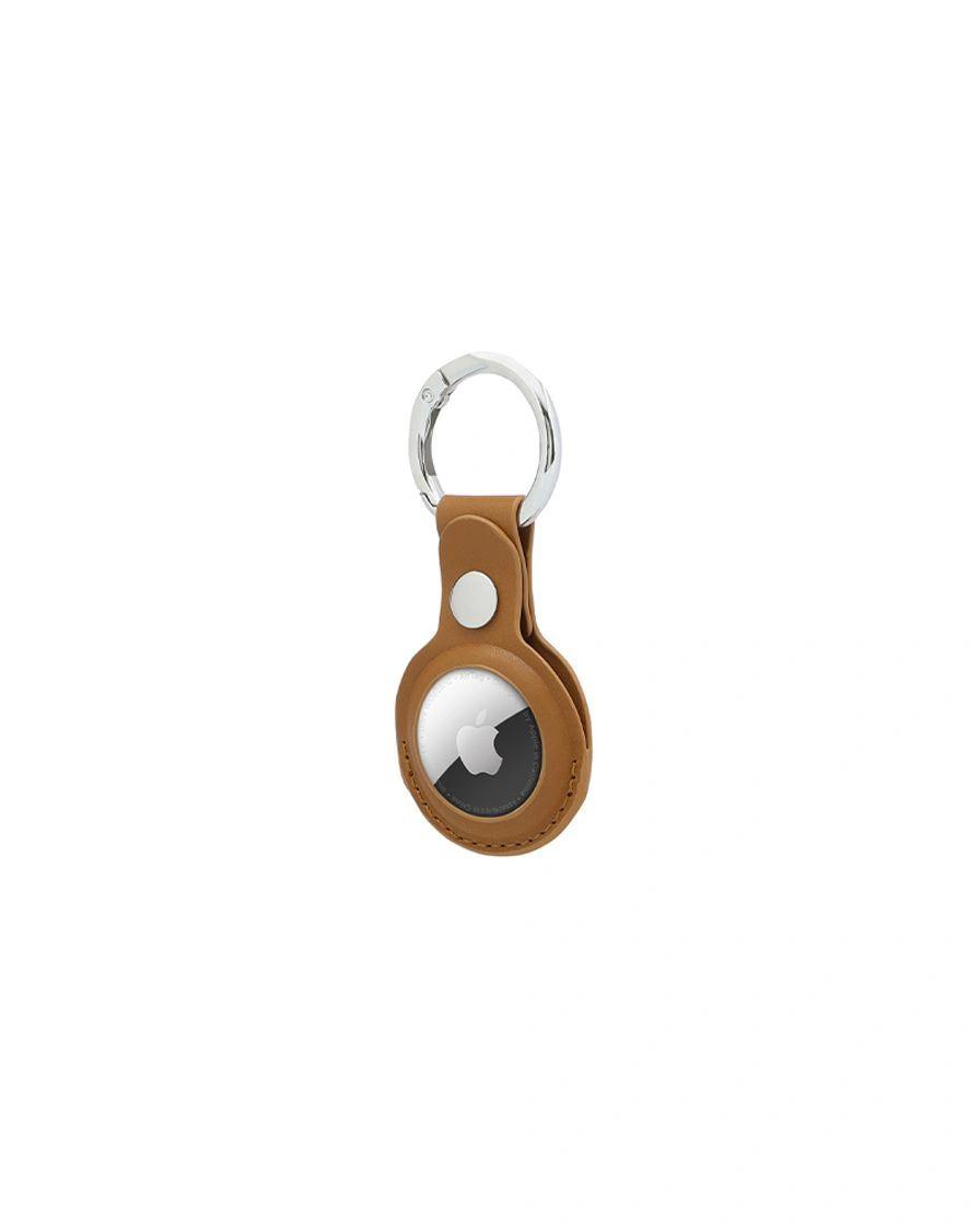 Cafoda - LEEVI - Santhome® PU Keychain with Santhome Tag pocket - Tan