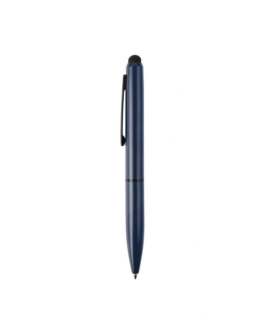 Kigoka - SVEN - Metal Ballpoint Pen with Stylus - Blue