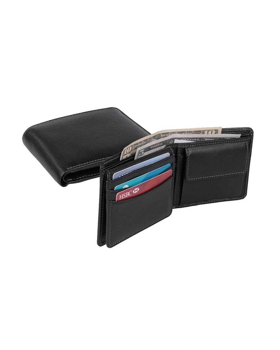 Heleda - TOLUCA - SANTHOME Men's Wallet In Genuine Leather (Anti-microbial)
