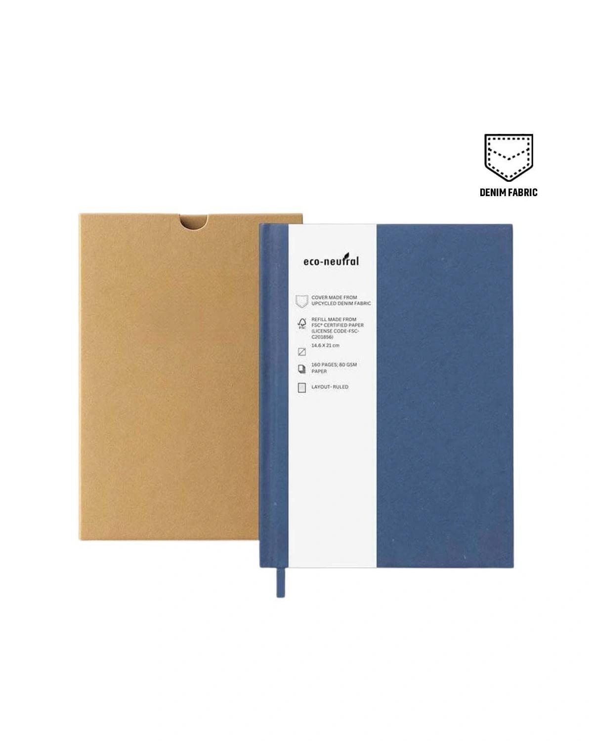 Figide - DALI - eco-neutral Denim Paper Cover A5 Notebook