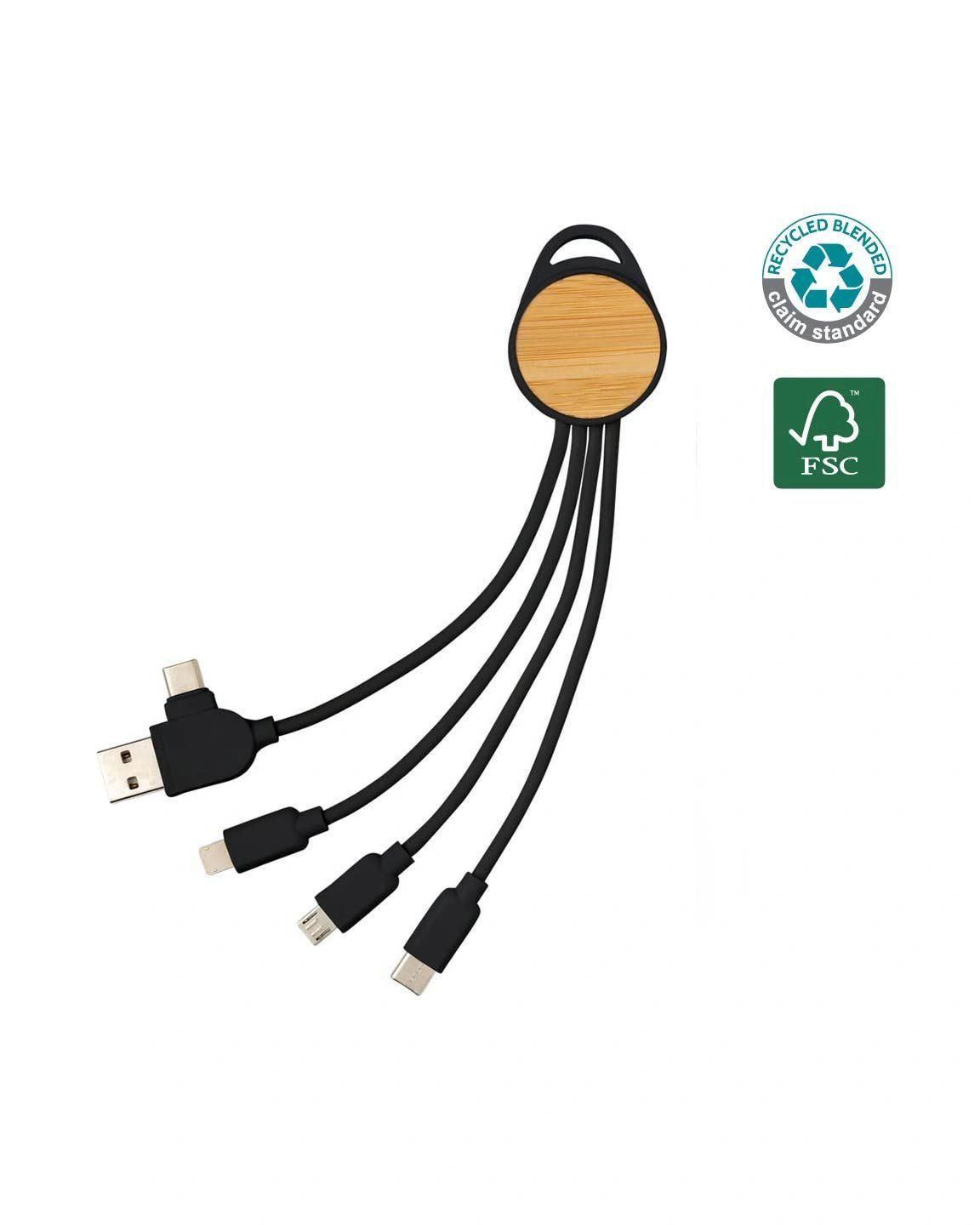 Kocehe - SULZA - CHANGE Collection RCS Recycled 6-in-1 Multi Cable
