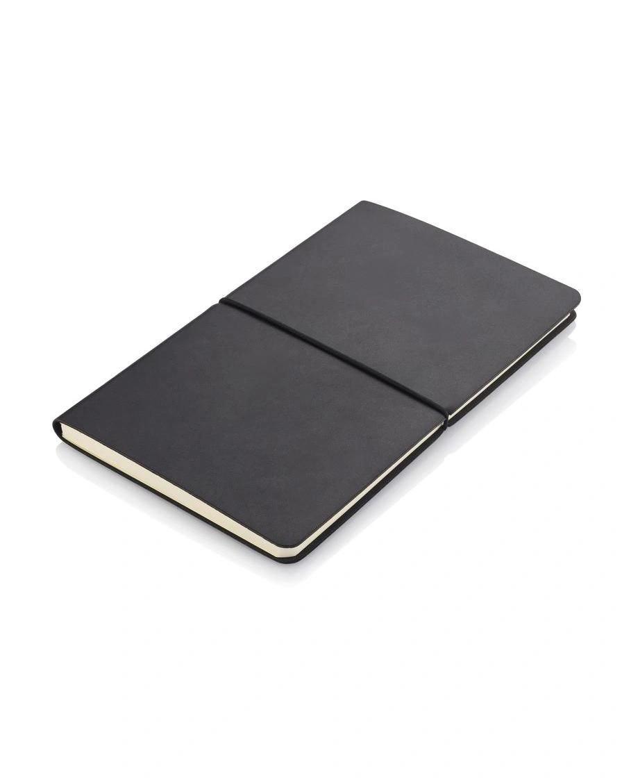 Bediga - PEJA - Santhome A5 Recycled PU Soft Cover Notebook - Black
