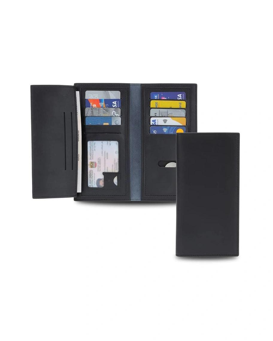 Dobahe - TRENTO - PU Suit Coat Wallet - Black