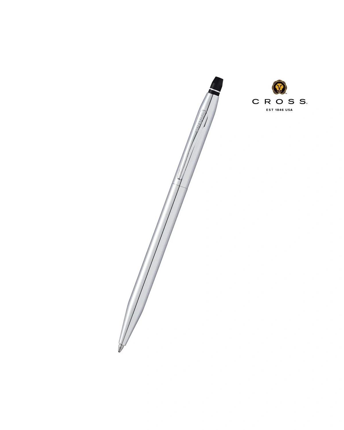 Cocehe - Cross ClickTM Chrome with Chrome Appointments Ballpoint Pen (Blue Ink)