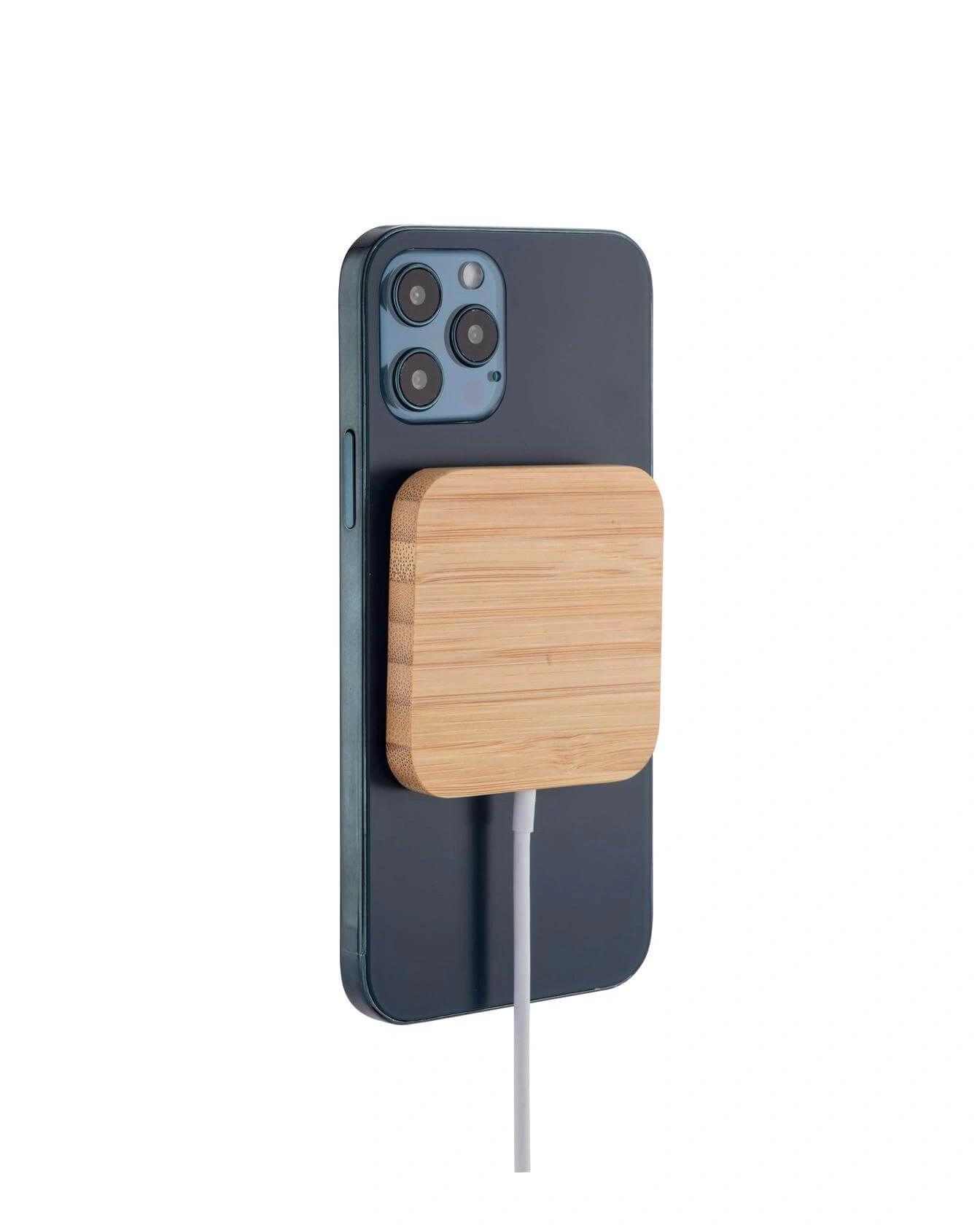 Kagede - DOMITZ - 15W Square Bamboo Magsafe Wireless Charger