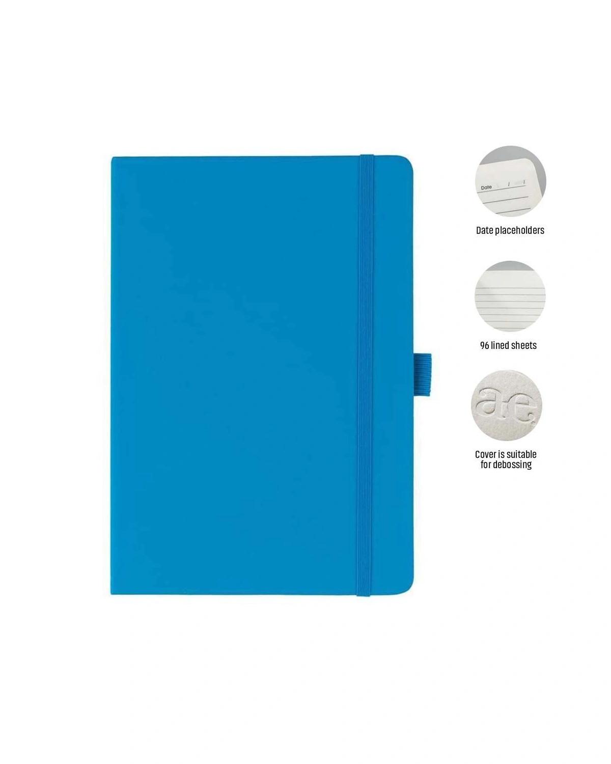 Bidibo - JURSI - A5 PU Notebook with Pen Loop - Ocean Blue