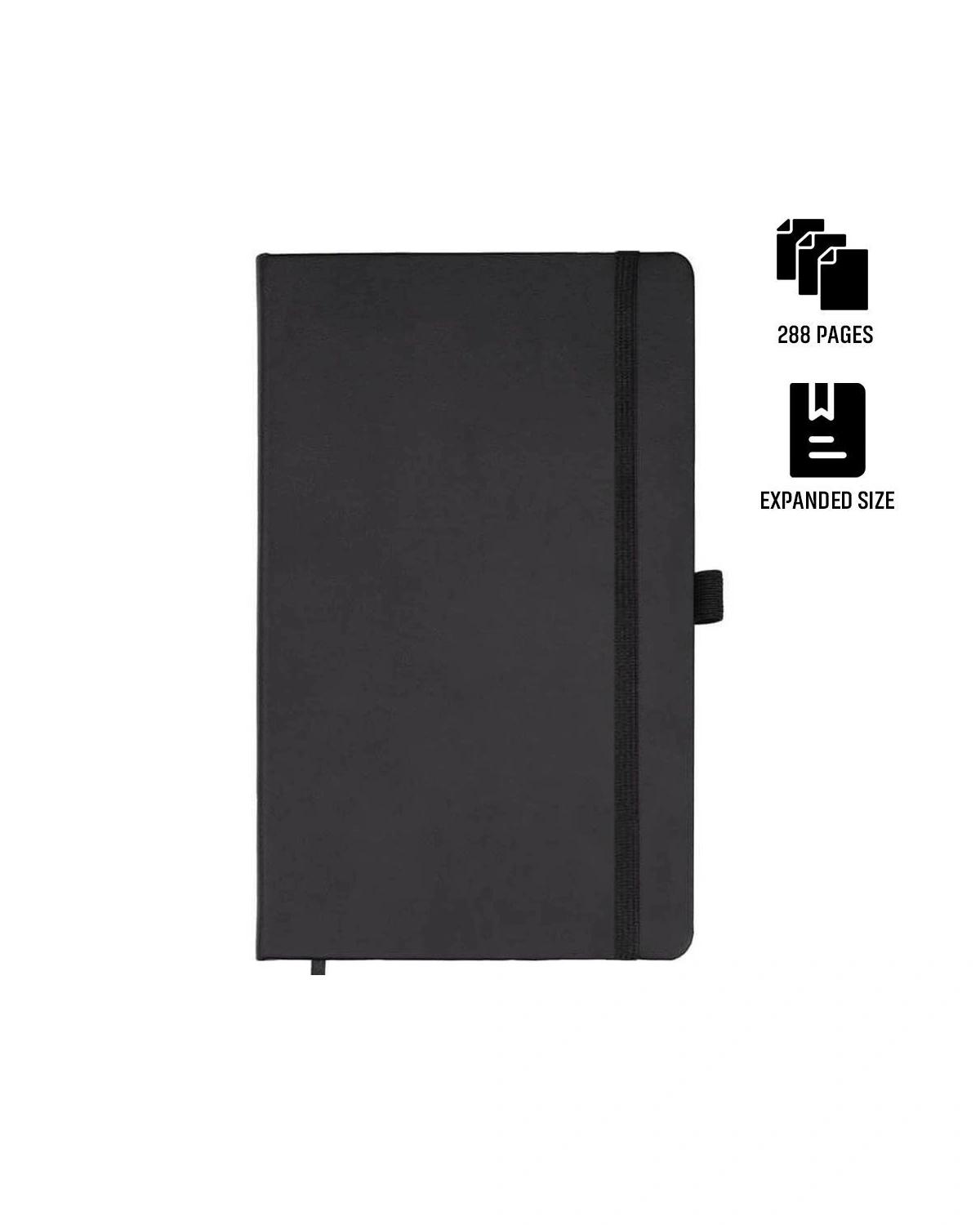 Dekoga - BARON - Santhome Expanded A5 Hard Cover Notebook - Black