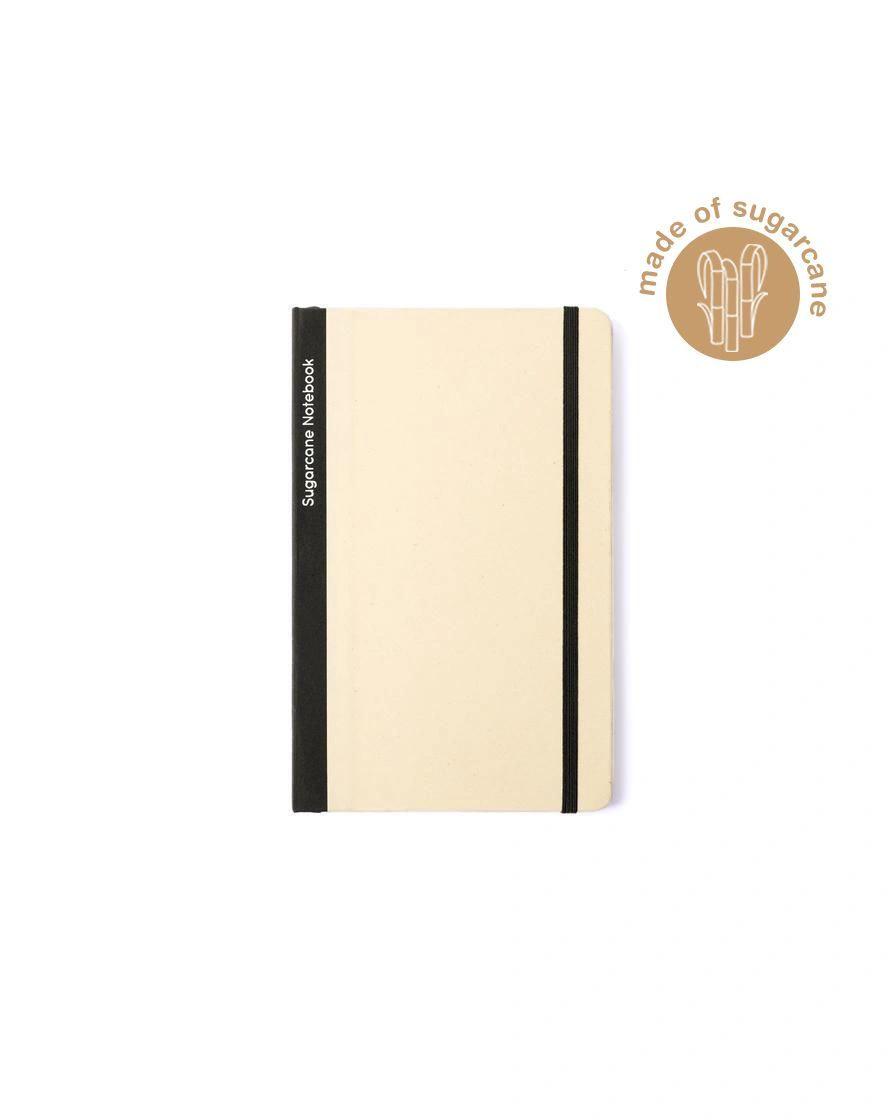 Hohahi - BUREN - eco-neutral Sugarcane Paper A5 Notebook - Black