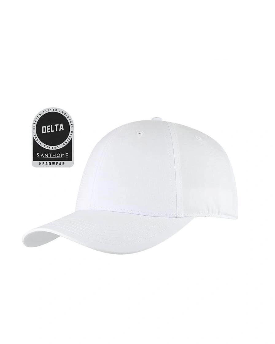 Lokeco - DELTA - Santhome® DryNCool® Performance Stretch-Fitted Cap - White