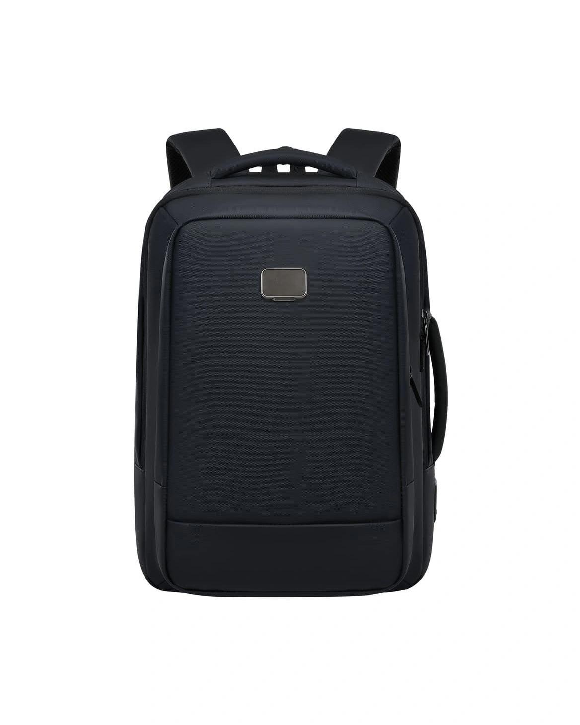Hikode - TURISMO - Santhome Expandable 17" Business Backpack - Black