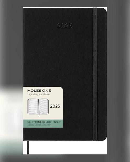 Geligo - Moleskine 2025 Weekly 12M Planner - Soft Cover - Large