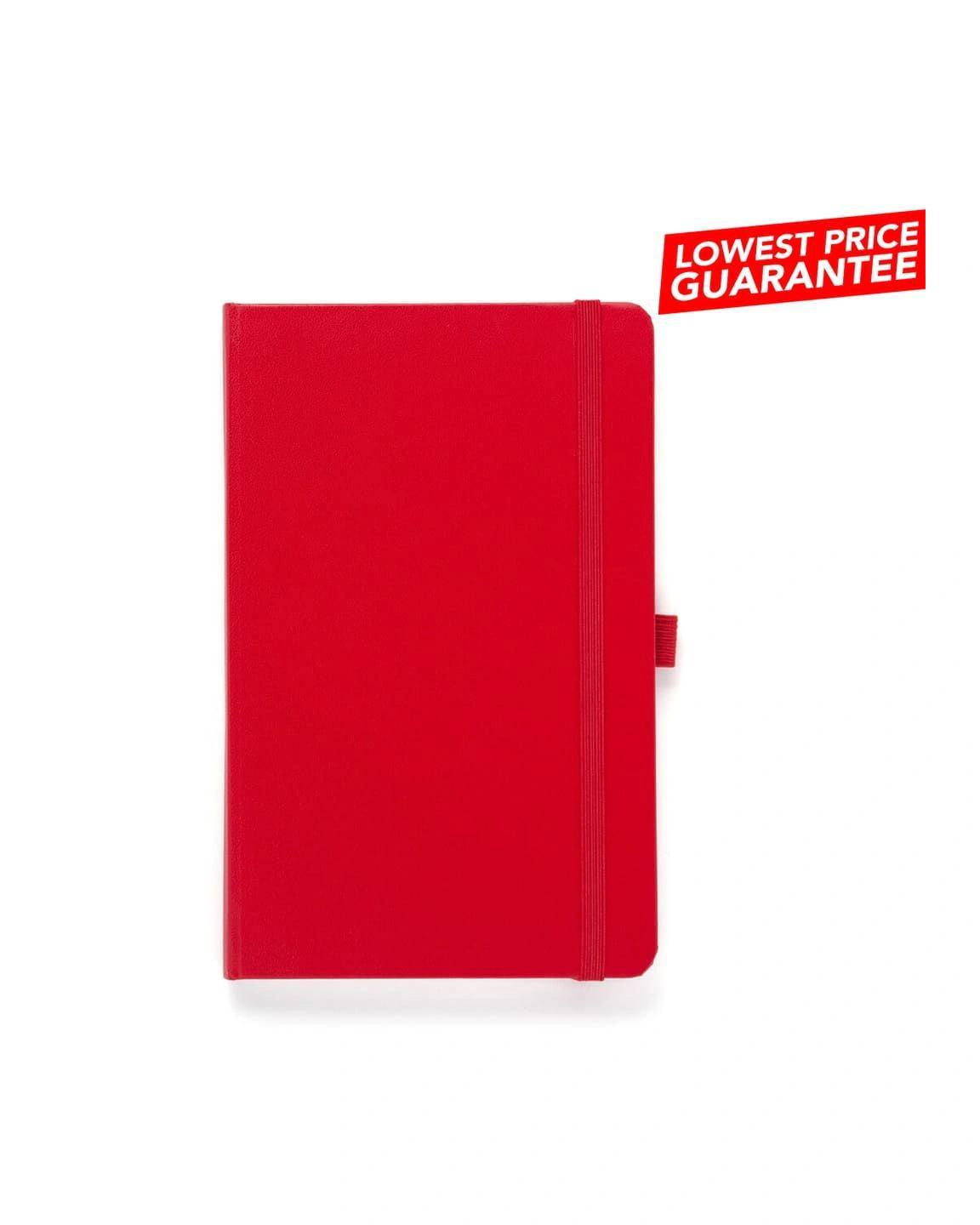 Dolahi - PINGER - A5 Hard Cover Ruled Notebook - Red