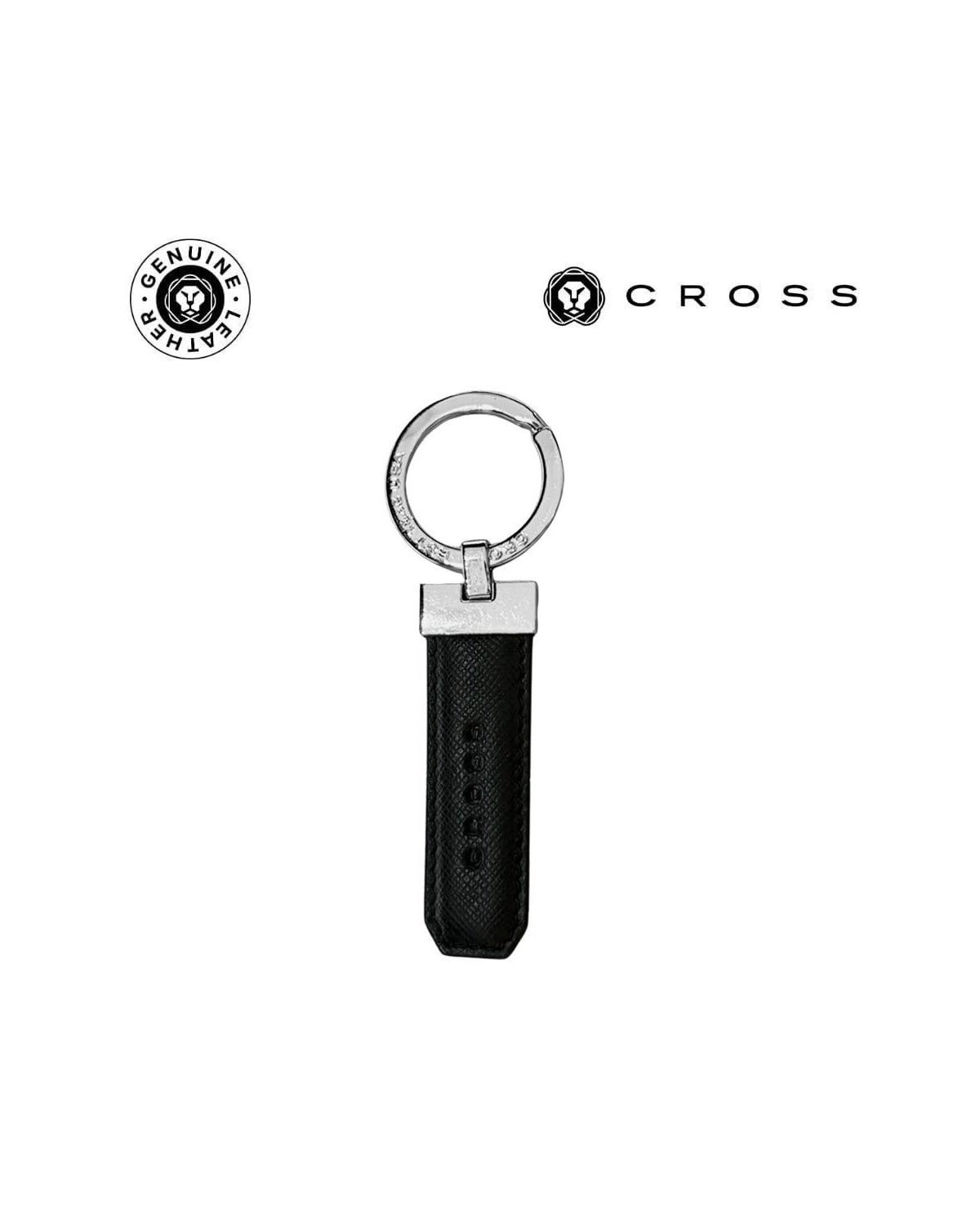 Fofoba - CROSS Leather Key Holder - Black