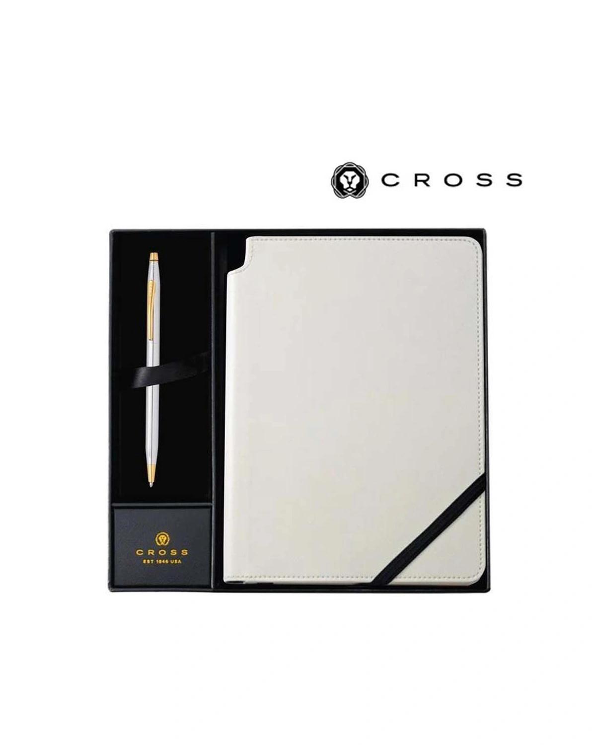 Kilobo - Cross Classic Century® Medalist® Ballpoint Pen with Classic White Journal Gift Set