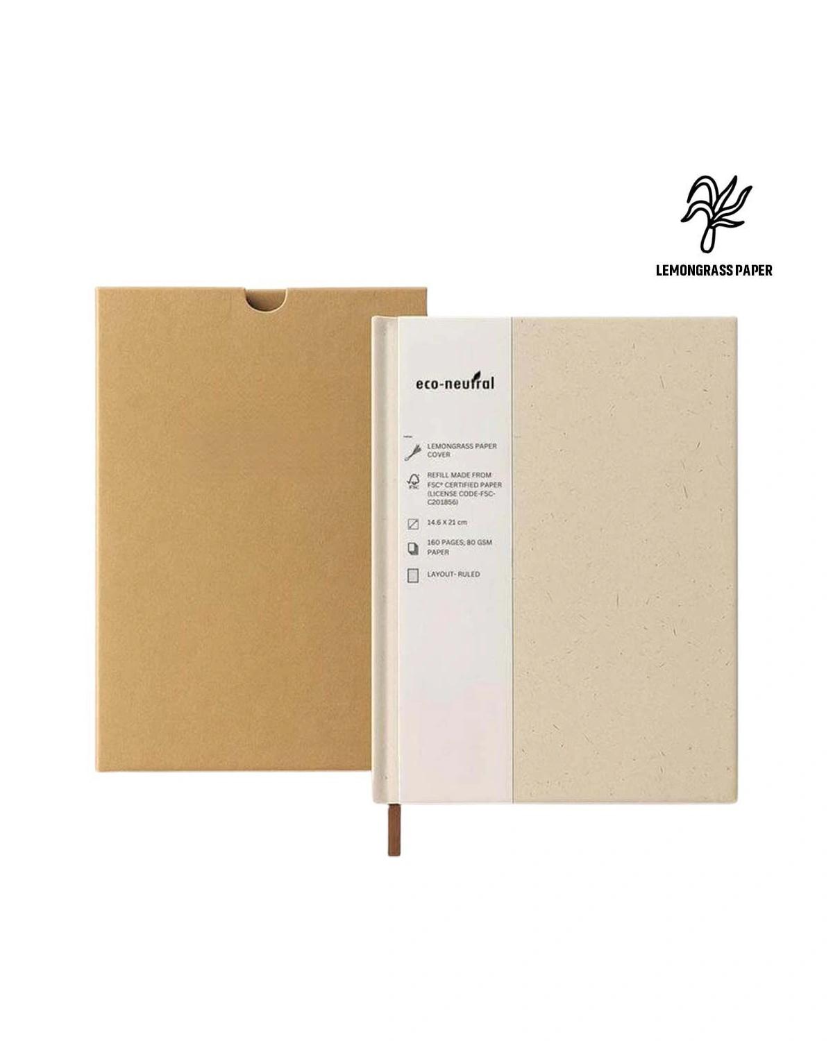 Godeli - SALA - eco-neutral Lemongrass Cover A5 Notebook