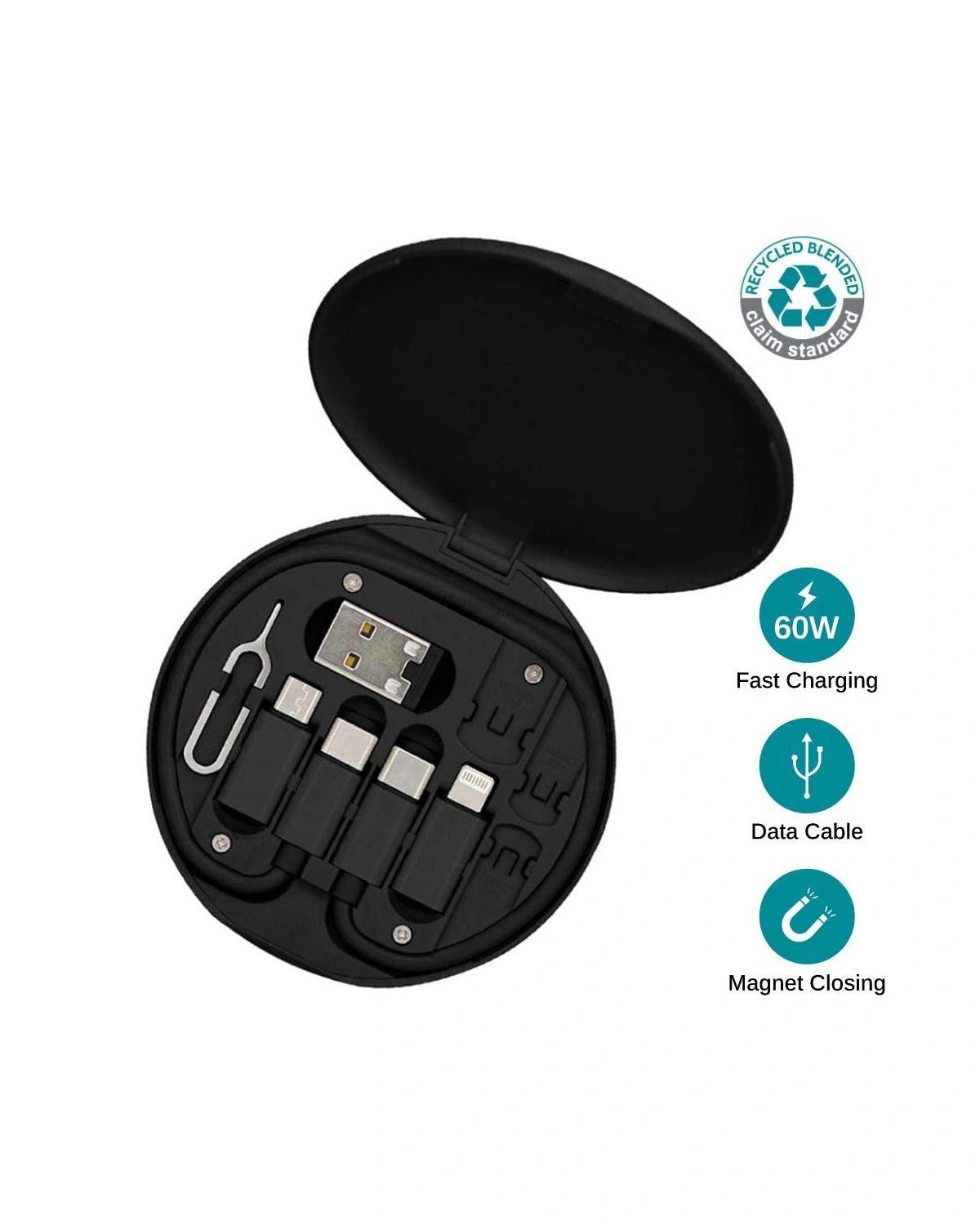 Kobaci - TAVIRA - @memorii Recycled Multi-Cable Set - Black