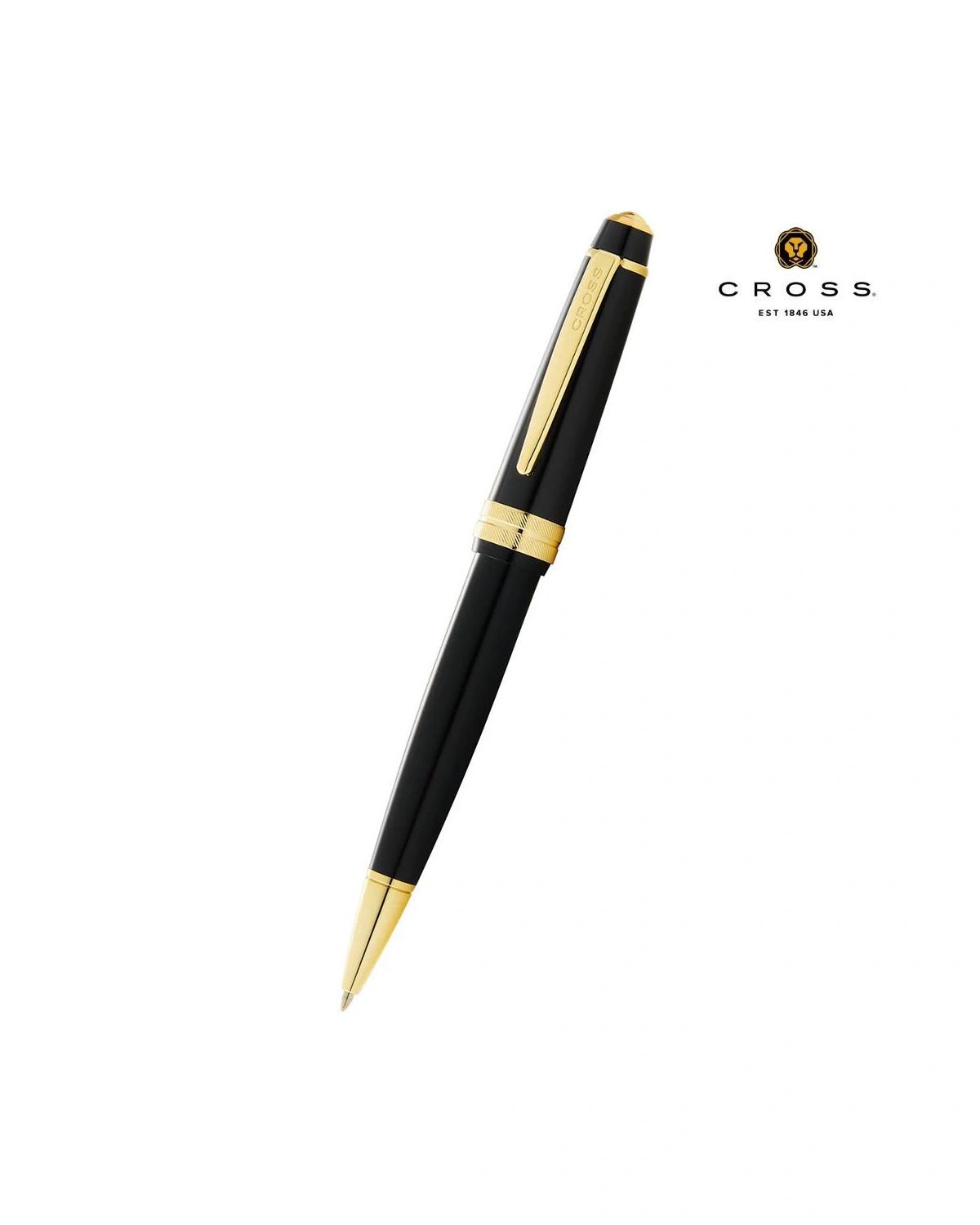 Dodege - Cross Bailey LightTM Polished Black Resin and Gold Tone Ballpoint Pen