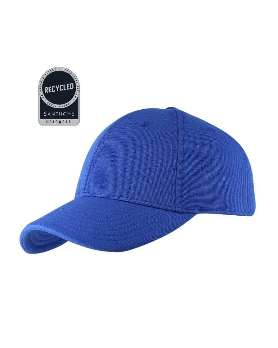 Kacalo - TITAN - Santhome Recycled 6 Panel Adjustable Cap - Royal Blue