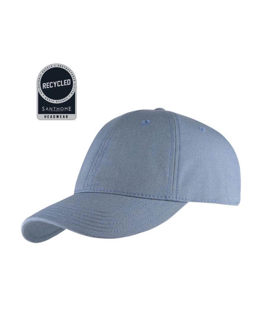 Ledebe - FLEX - Santhome Recycled 6 Panel Relaxed Fit Cap - Sky Blue