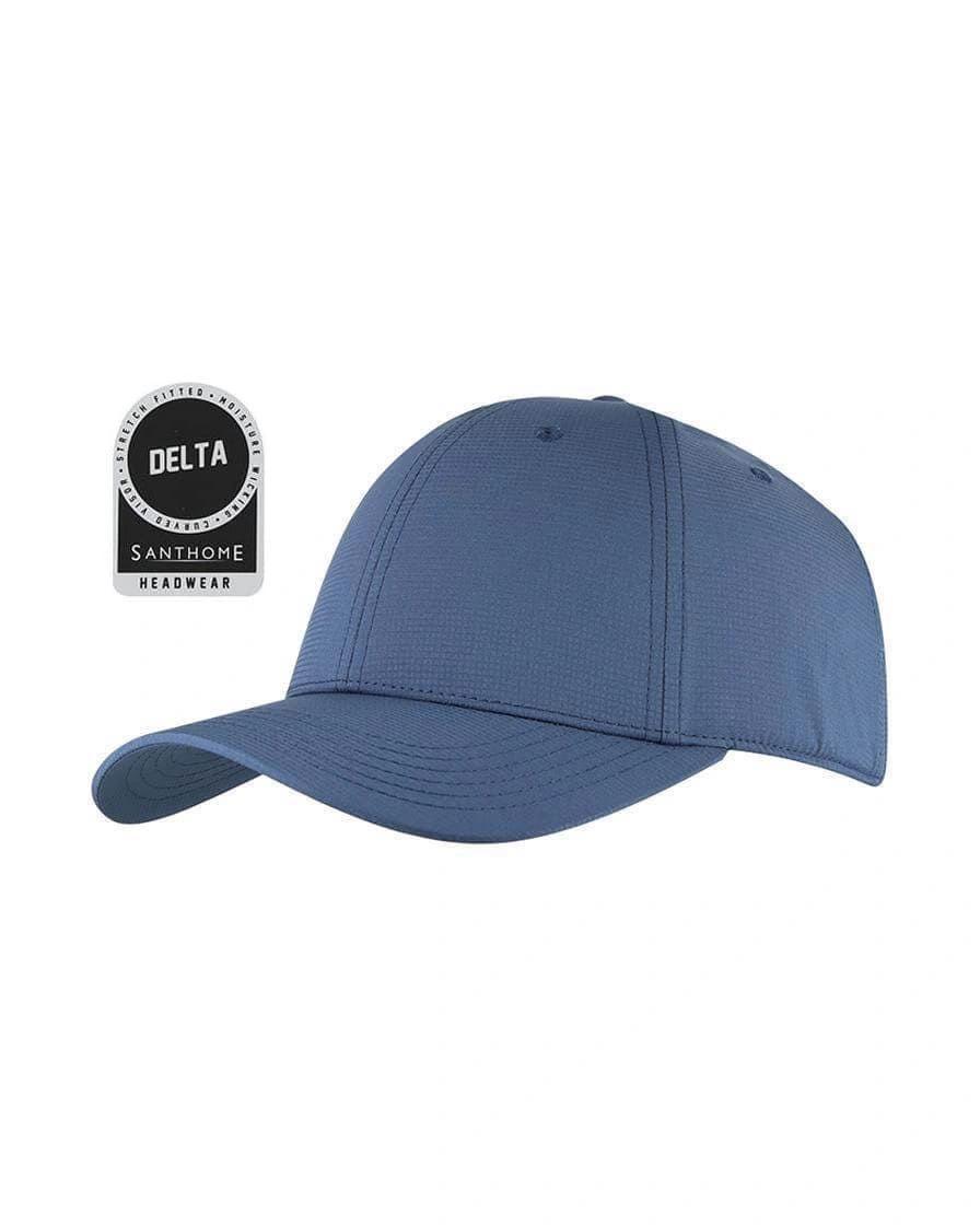 Cacabo - DELTA - Santhome® DryNCool® Performance Stretch-Fitted Cap - Air Force Blue