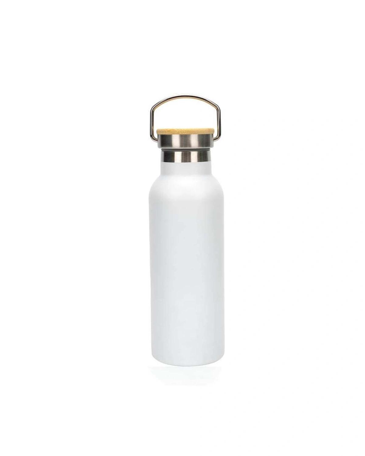 Hadice - ALMERIA - Double Wall Stainless Steel Bottle 500ml - White