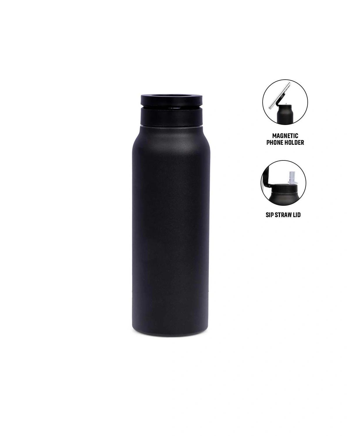 Gilofi - FERRO - Double Walled Vacuum Bottle with Mag Holder - Black