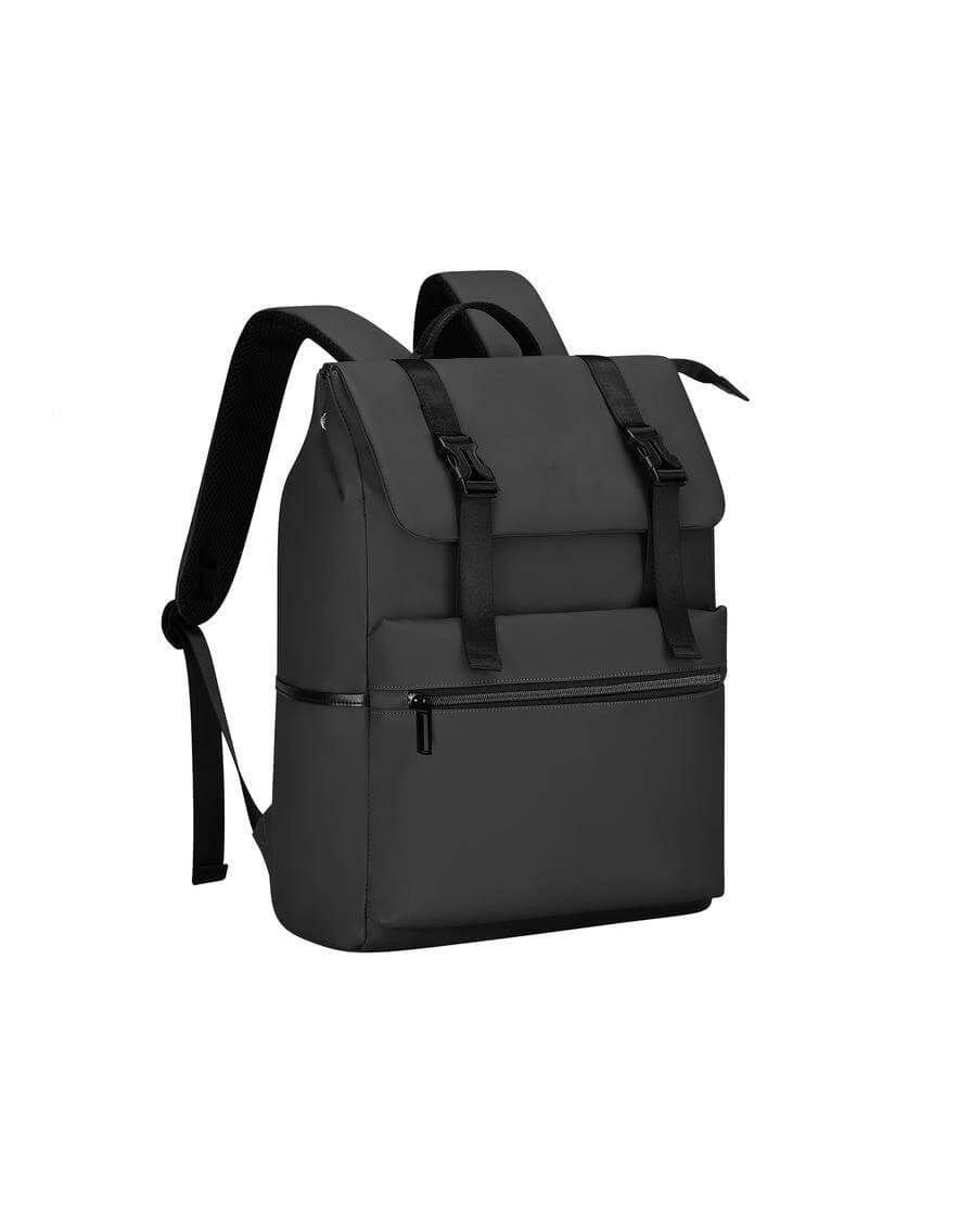 Cehoba - LEON - 17" Rolltop Backpack - Black