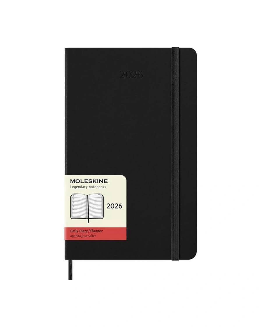 Fahefa - Moleskine 2026 Daily 12M Planner - Hard Cover - Large