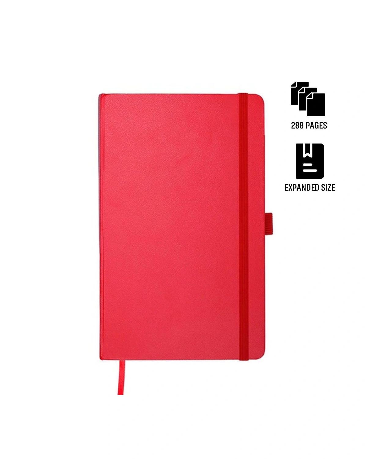 Gakoki - BARON - Santhome Expanded A5 Hard Cover Notebook - Red