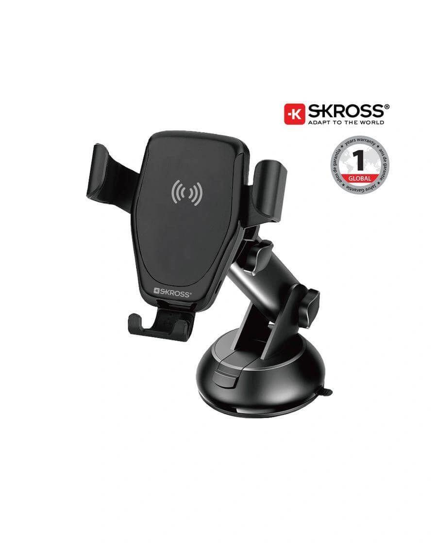 Kacagi - SKROSS Car Phone Holder & Wireless Charger - Black
