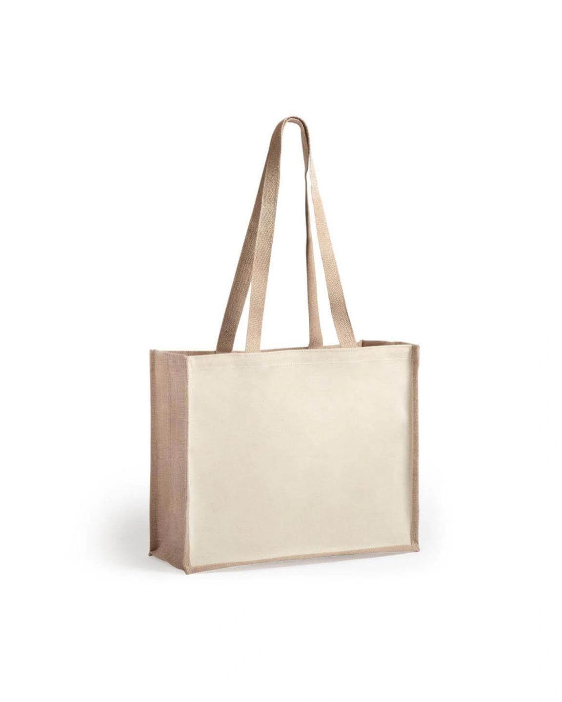 Hedodo - FRUNZA - Jute Bag with Two-Sided Canvas