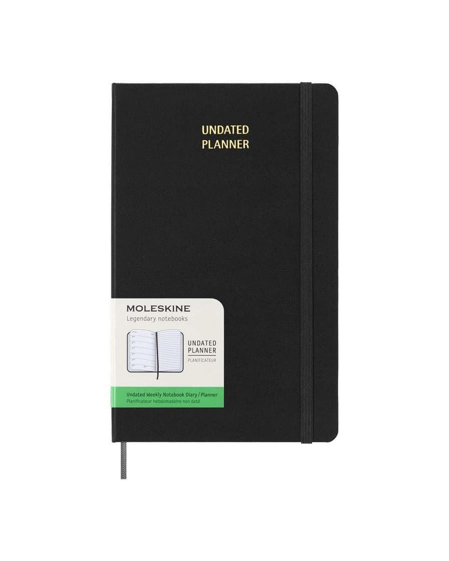 Facado - Moleskine Undated 12 Month Weekly Planner - Hard Cover - Large