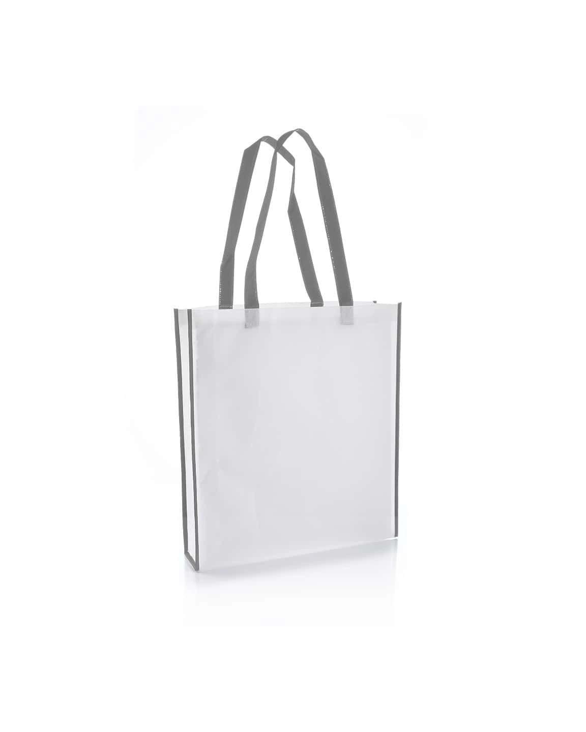 Bedohi - Non-Woven Shopping Bag Vertical White/Grey