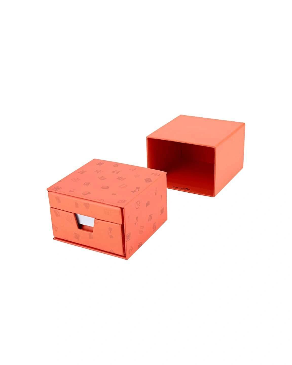 Bohage - KALMAR - eco-neutral Memo/Calendar Cube - Orange