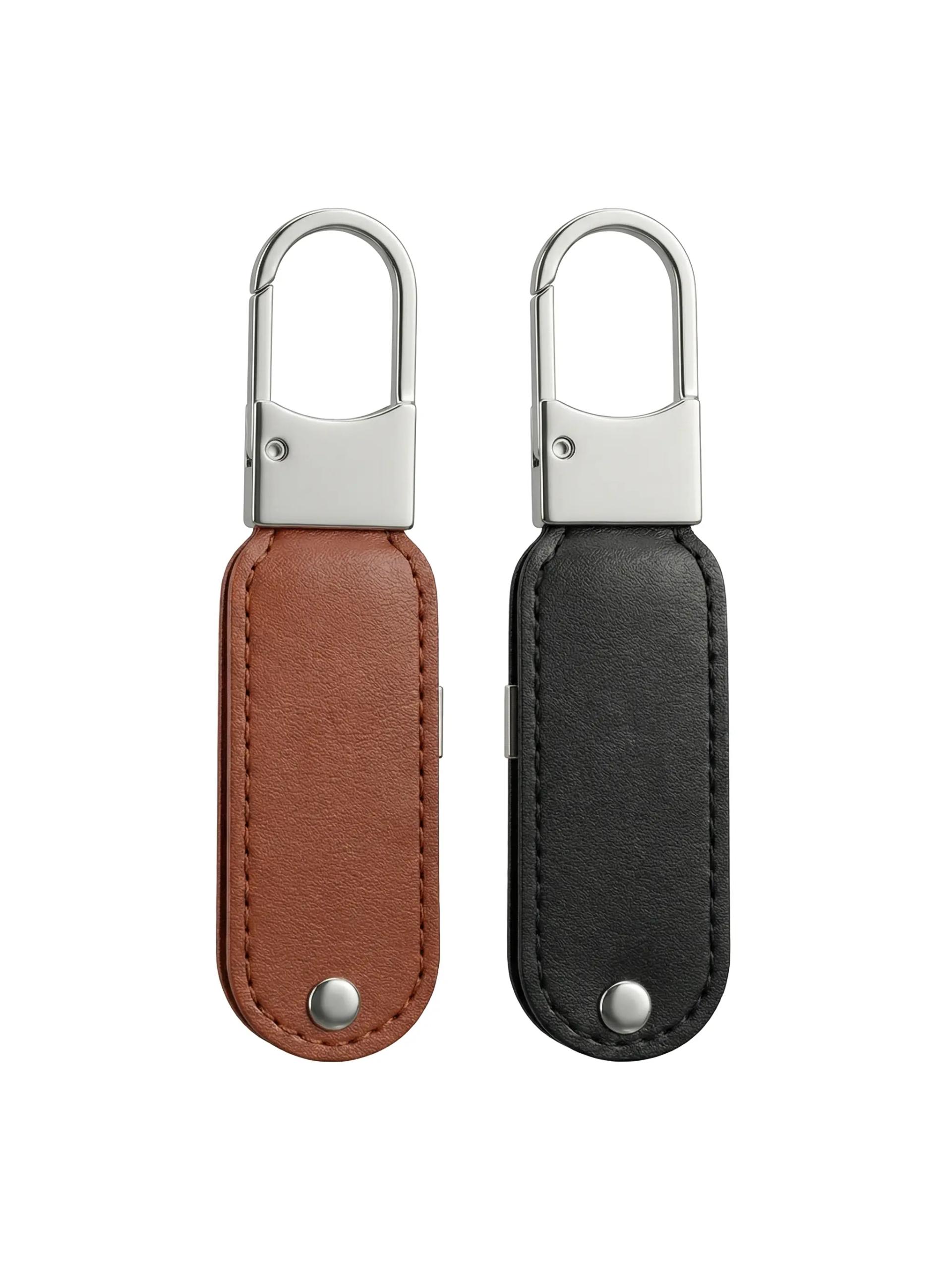 Sofopi - Long Leather and Metal USB Flash Drive 100mm