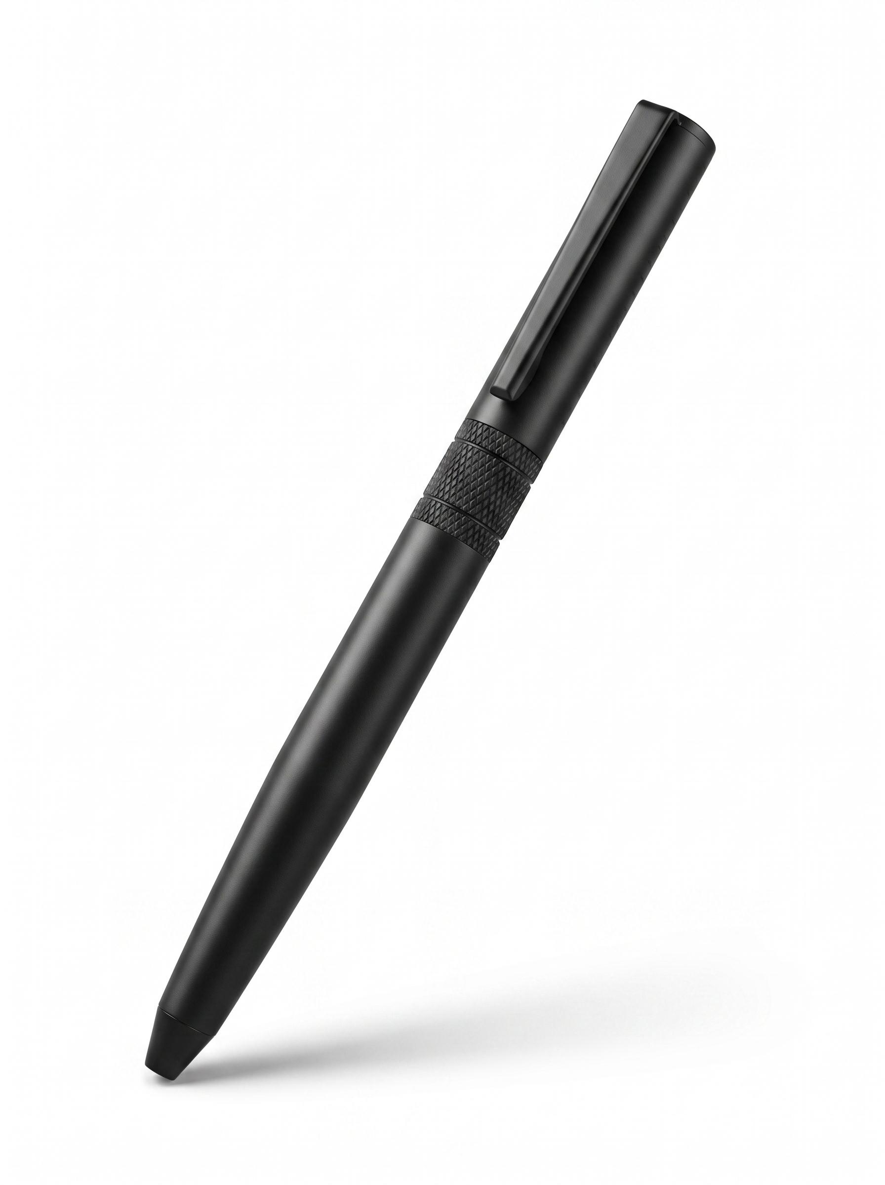 PULTO - Black Metal Pen with Matte Finish