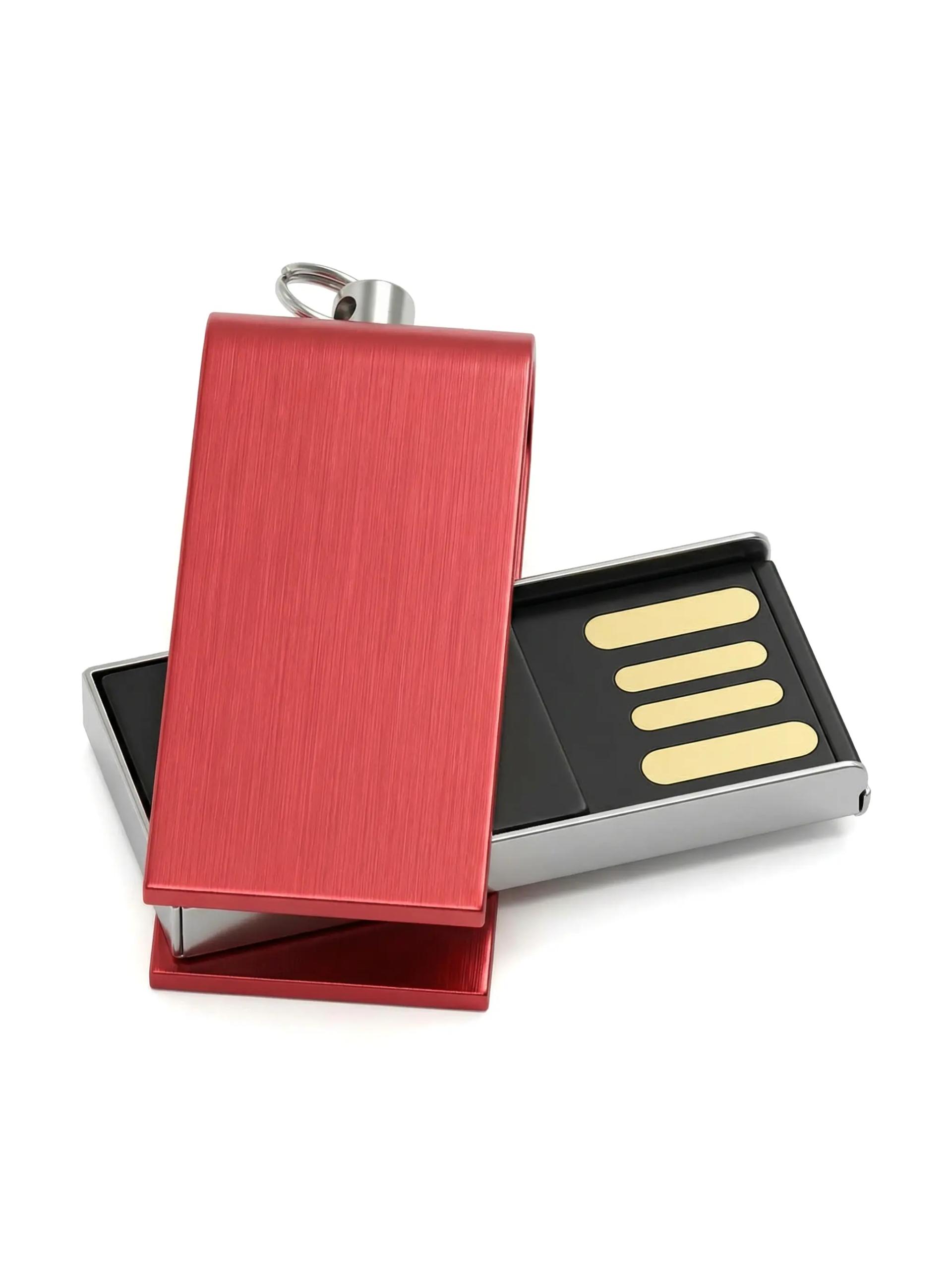 Vipowu - Mini Swivel Metal USB Flash Drive 30mm