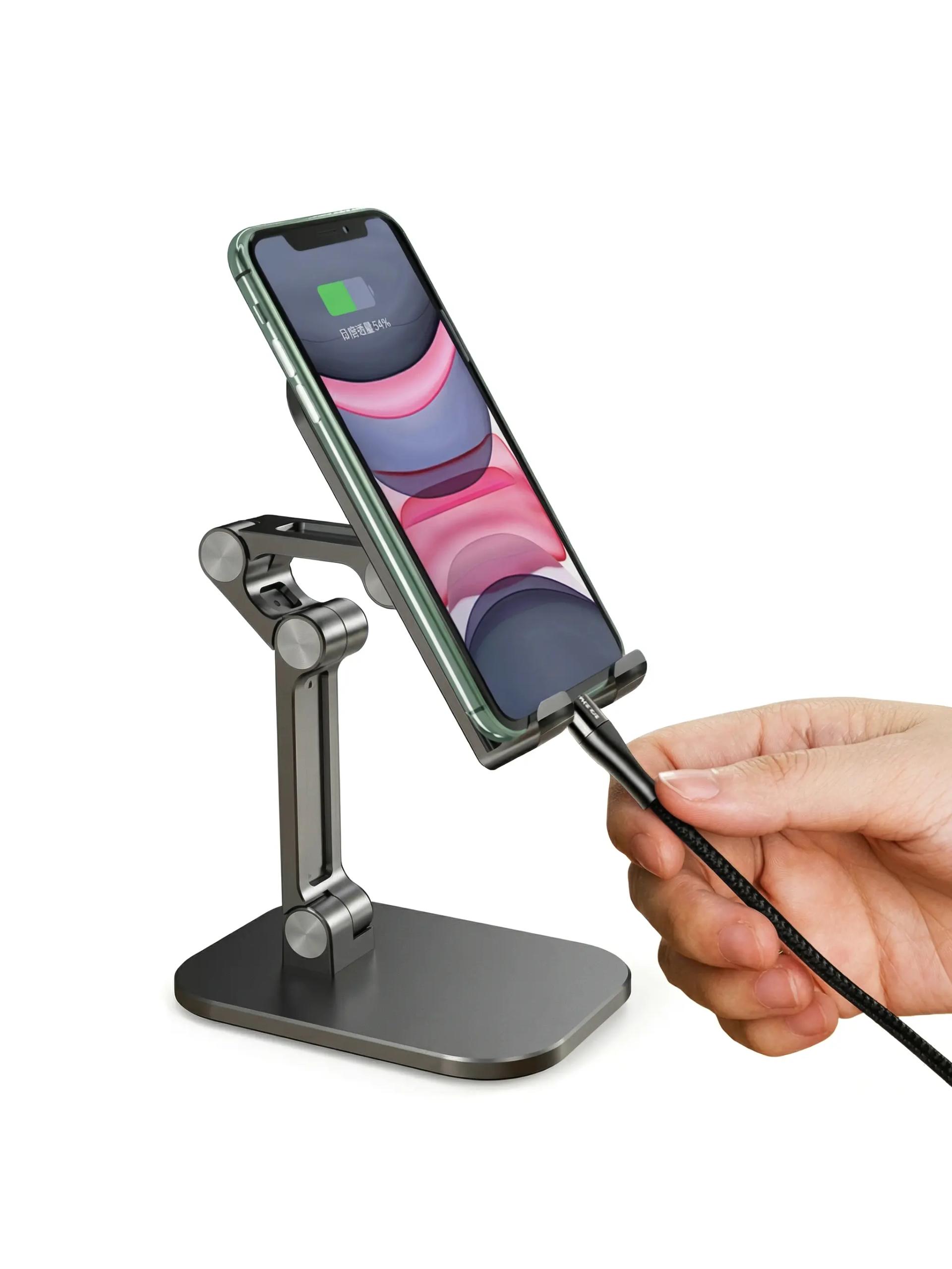 Lutufo - Foldable Adjustable Table Stand for iPhone and iPad Pro