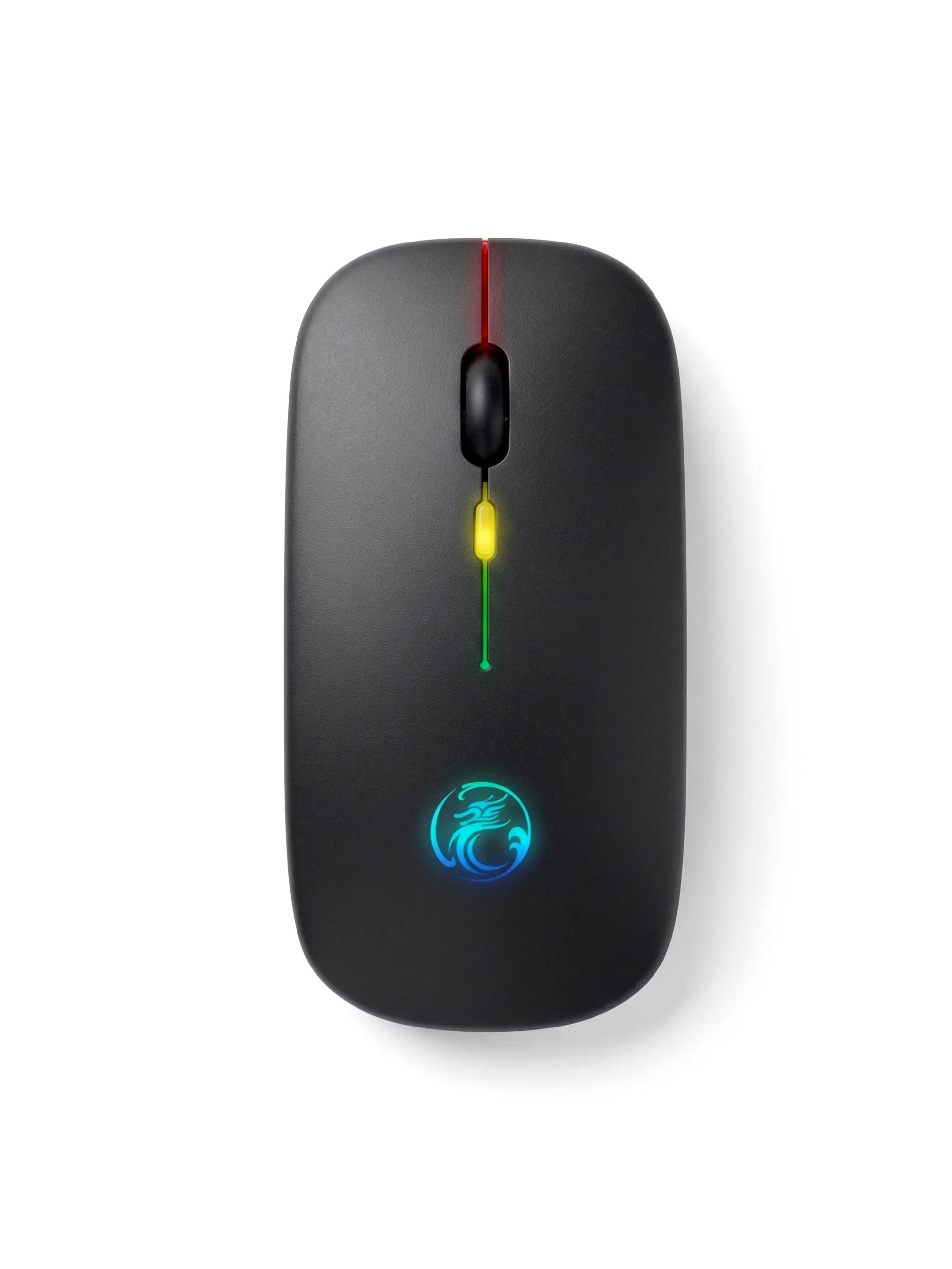 Sodovo - LED Light-Up Logo Wireless Dual-Mode Rechargeable Mouse