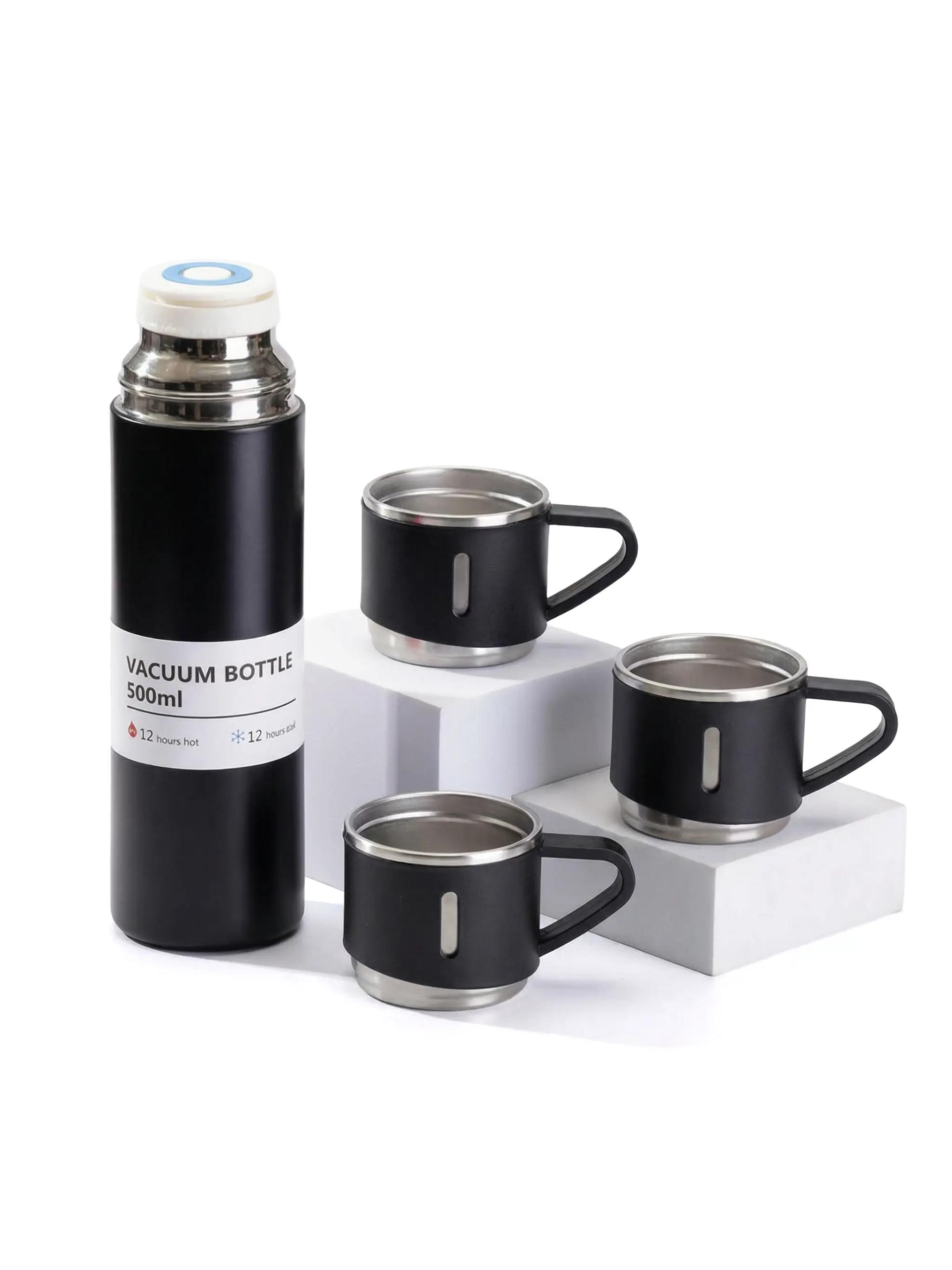 Vaziki - Stainless Steel Vacuum Flask With Coffee Mug