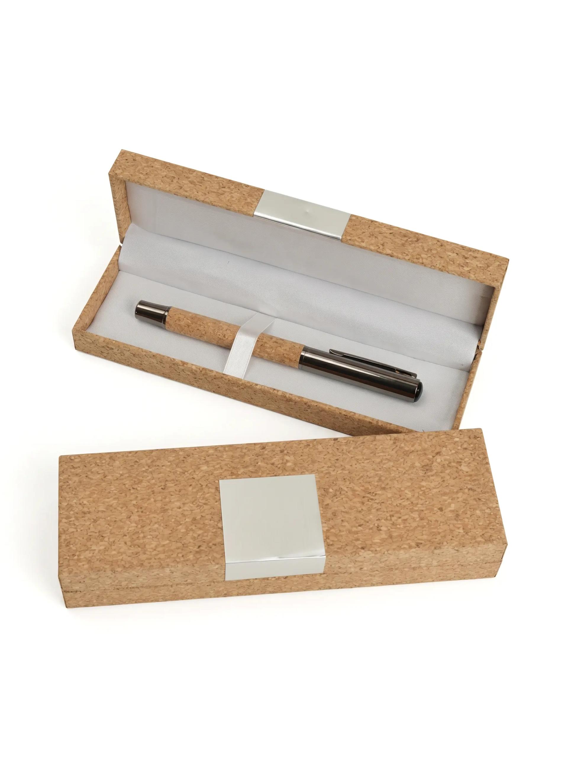 Vavizi - Premium Natural Cork Pen Box for Executive Gifts