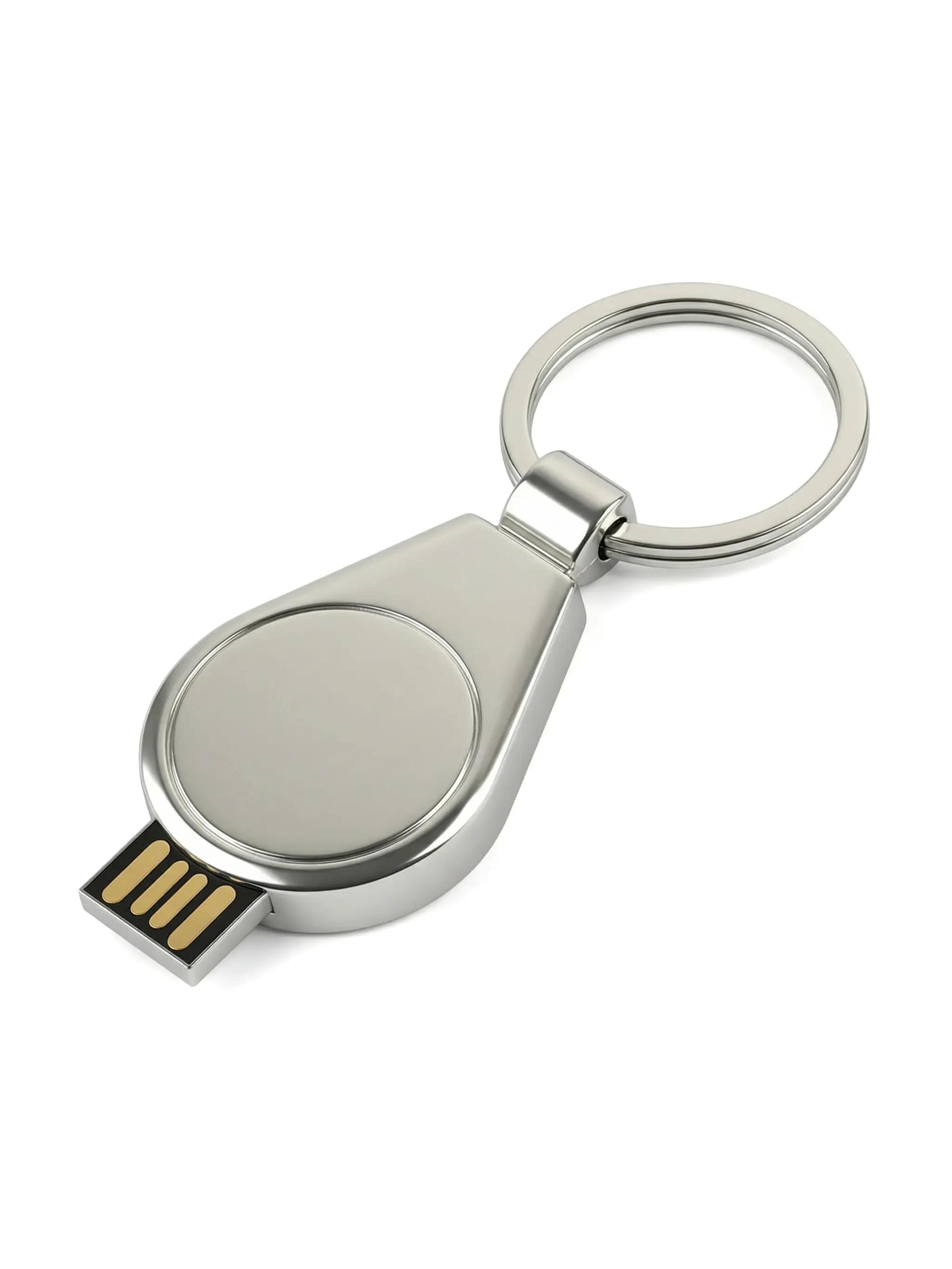 Vijine - Metal Keychain USB Flash Drive with Epoxy Option