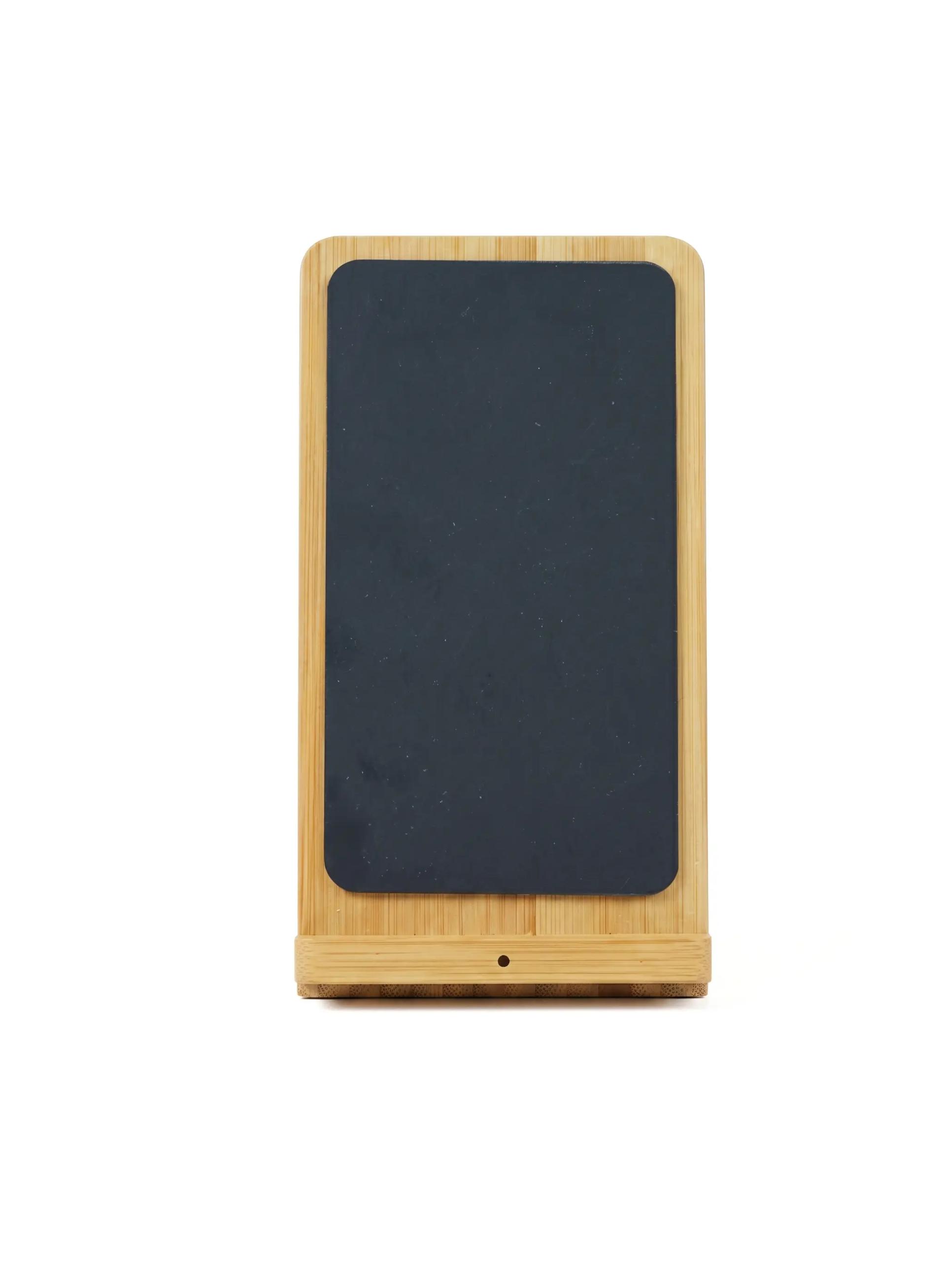 Vimuzo - Bamboo Phone Holder and 5W Wireless Charging Stand