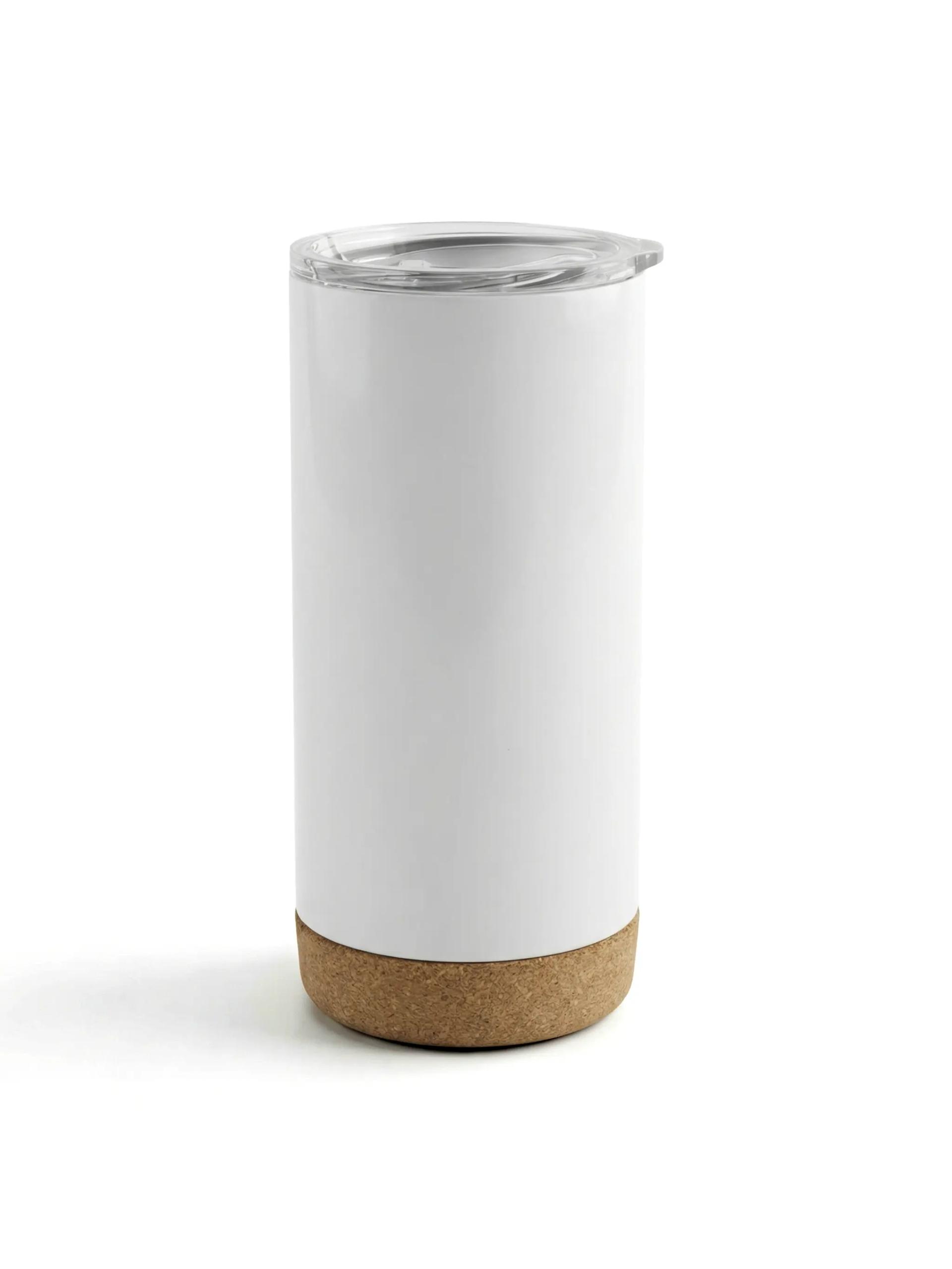 Cadize - Insulated Mug / Tumbler with Cork Base - White