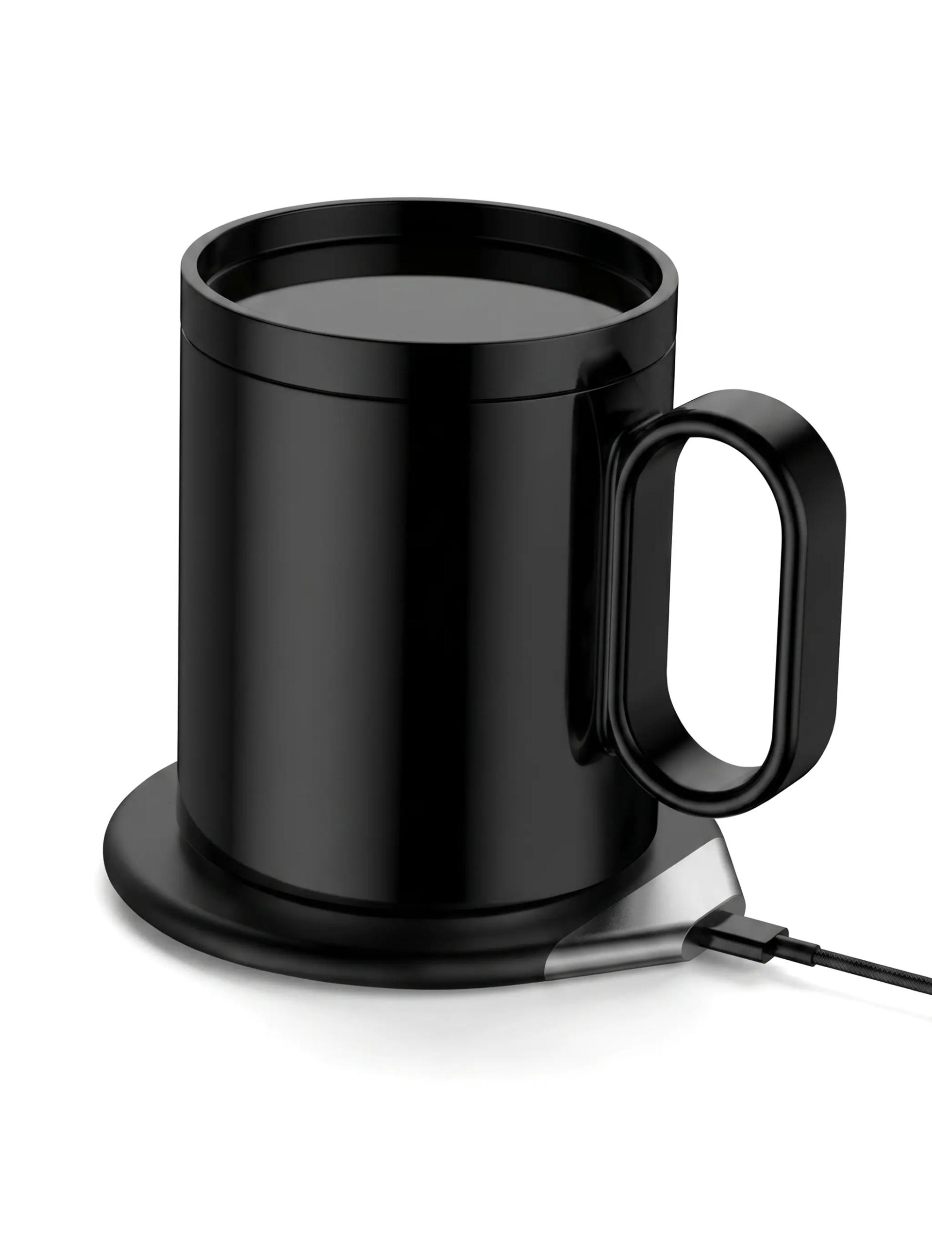Vamuta - Smart Mug Warmer with Wireless Charger - Black