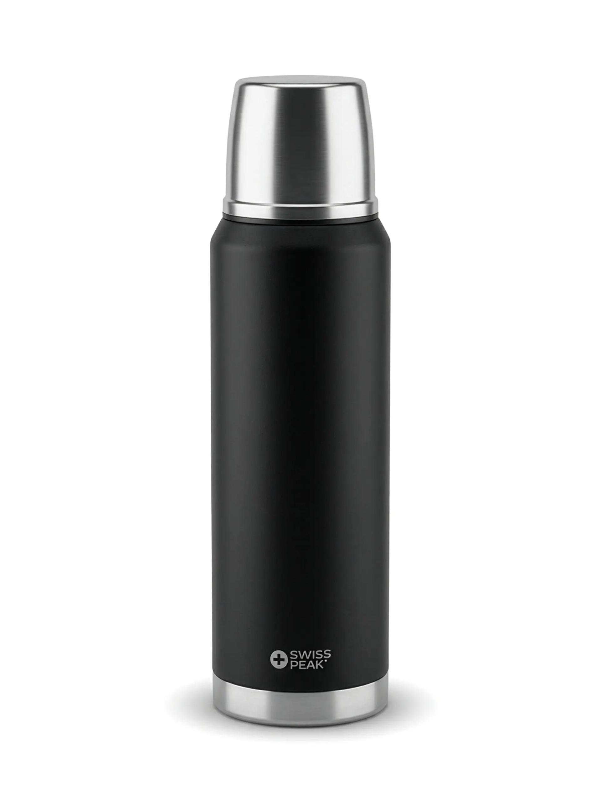 Vakiku - Swiss Peak ELITE - 1L Copper Vacuum Flask - Black