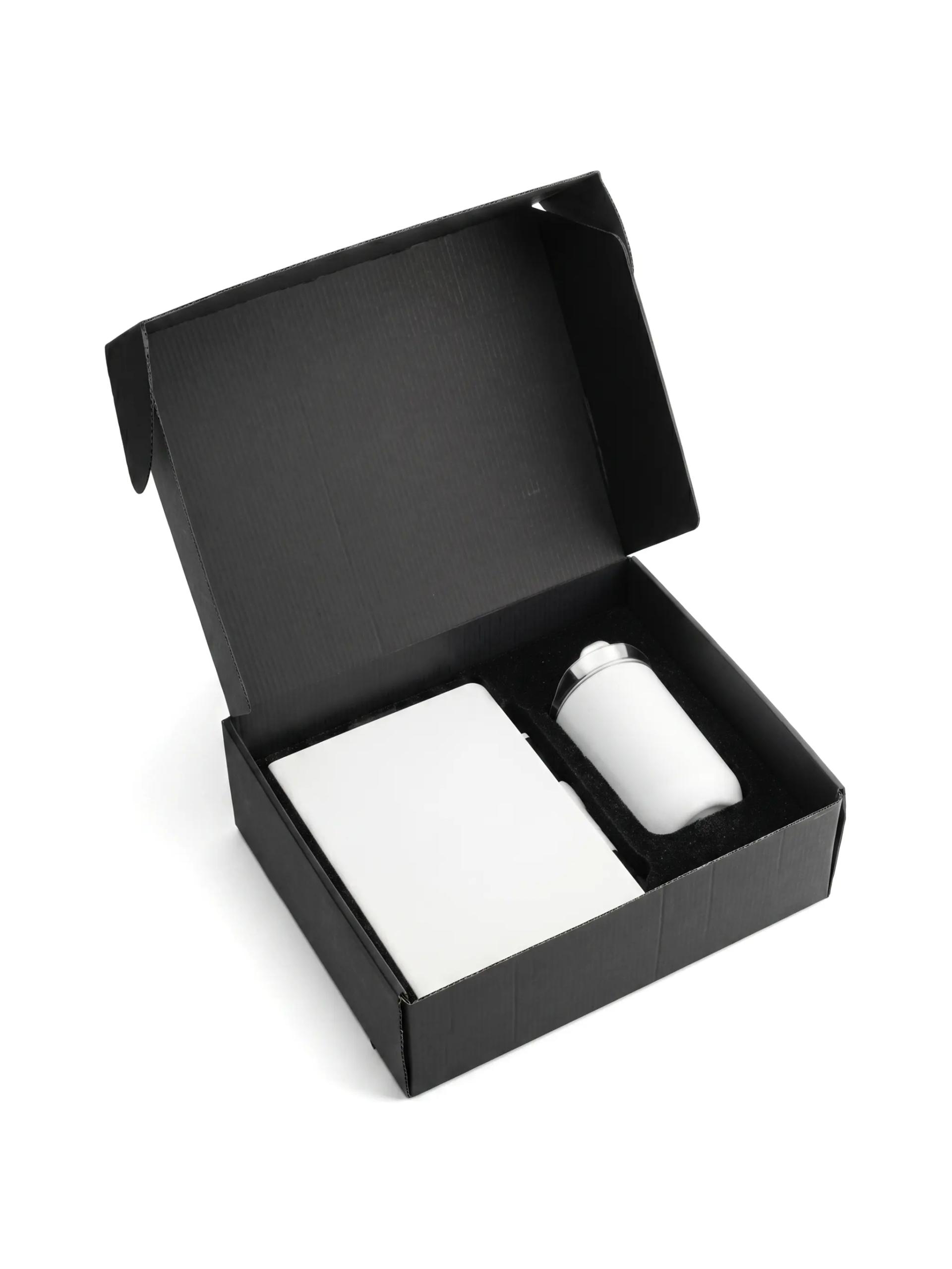 Valufe - Set of Tumbler A5 Notebook and Pen - White