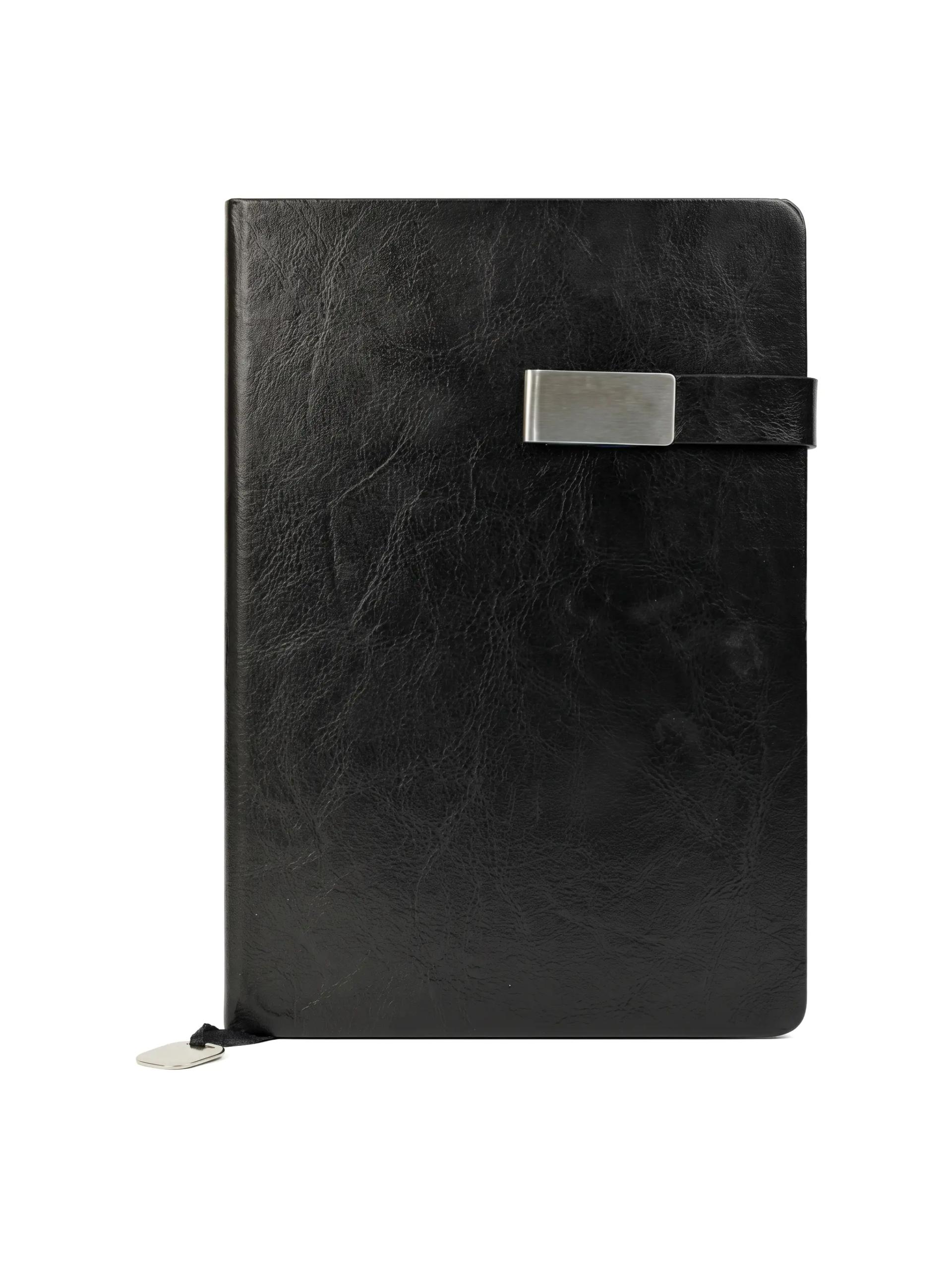 Fogego - A5 PU Notebook with Magnetic Flap & Metal Bookmarks